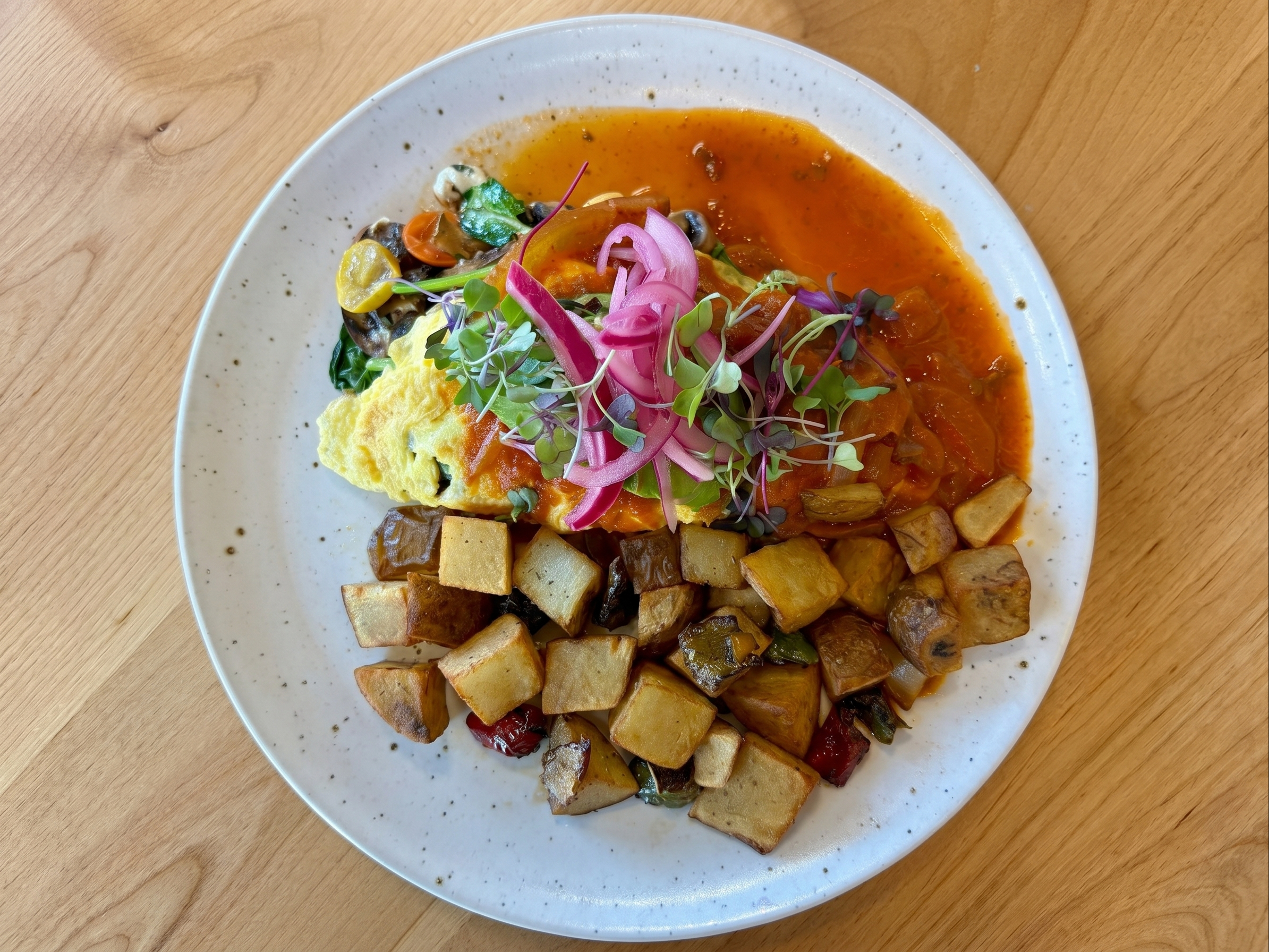 Veggie Omelette.
