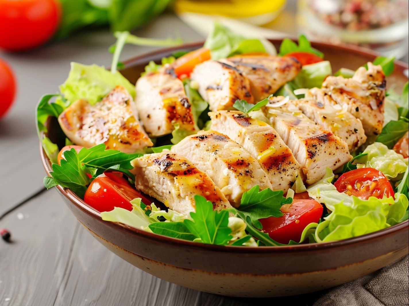 Grilled Chicken Salad.