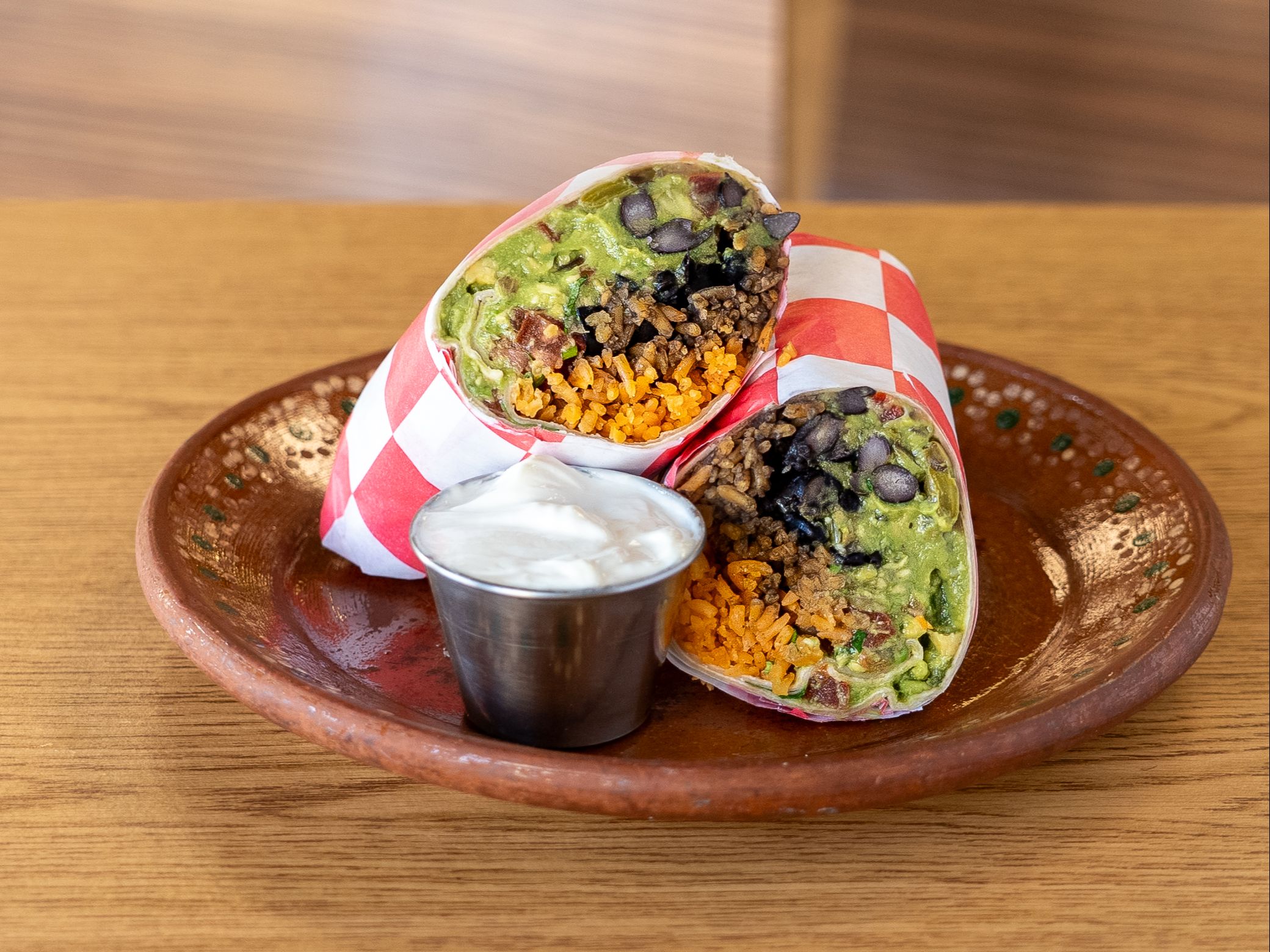 Carne Asada Burrito.