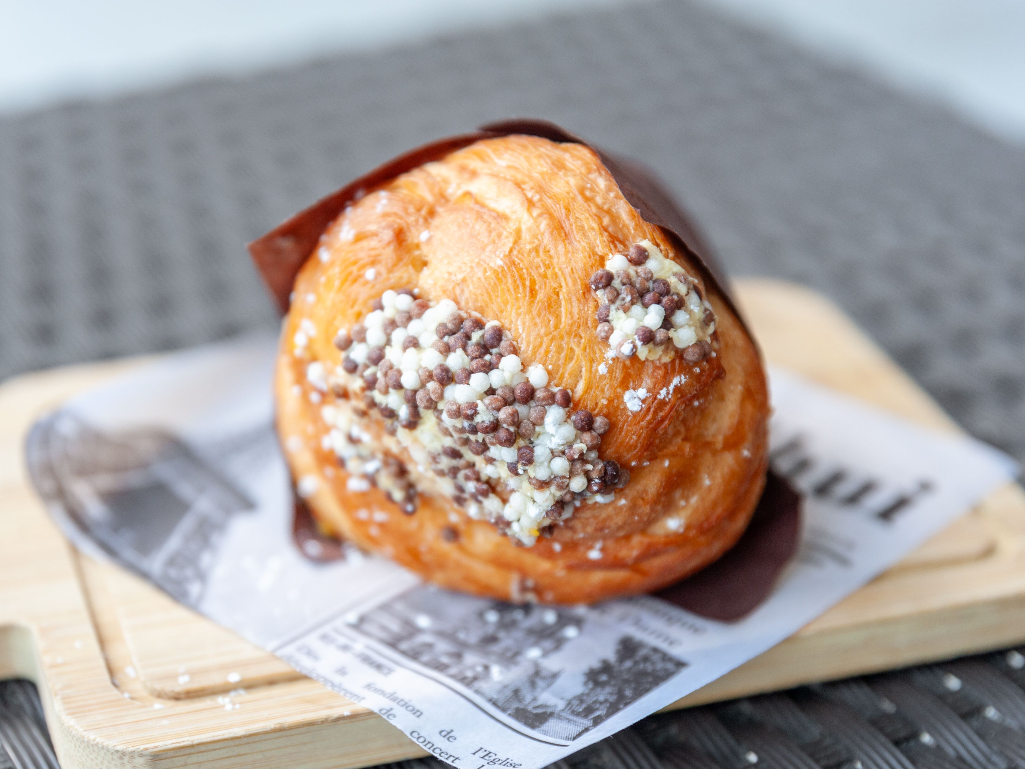 Warm Brownie with Vanilla Ice Cream.