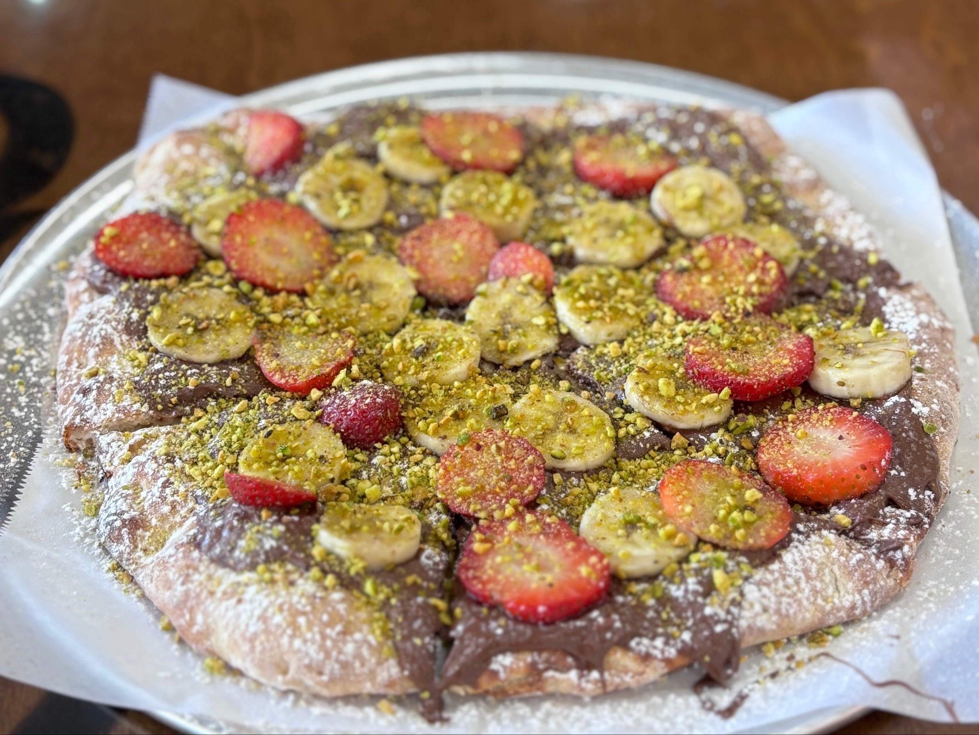 Dubai Chocolate Pizza