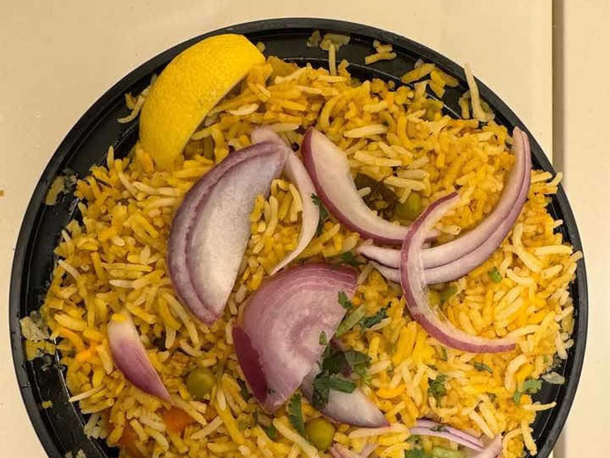Veg Dum Biryani.