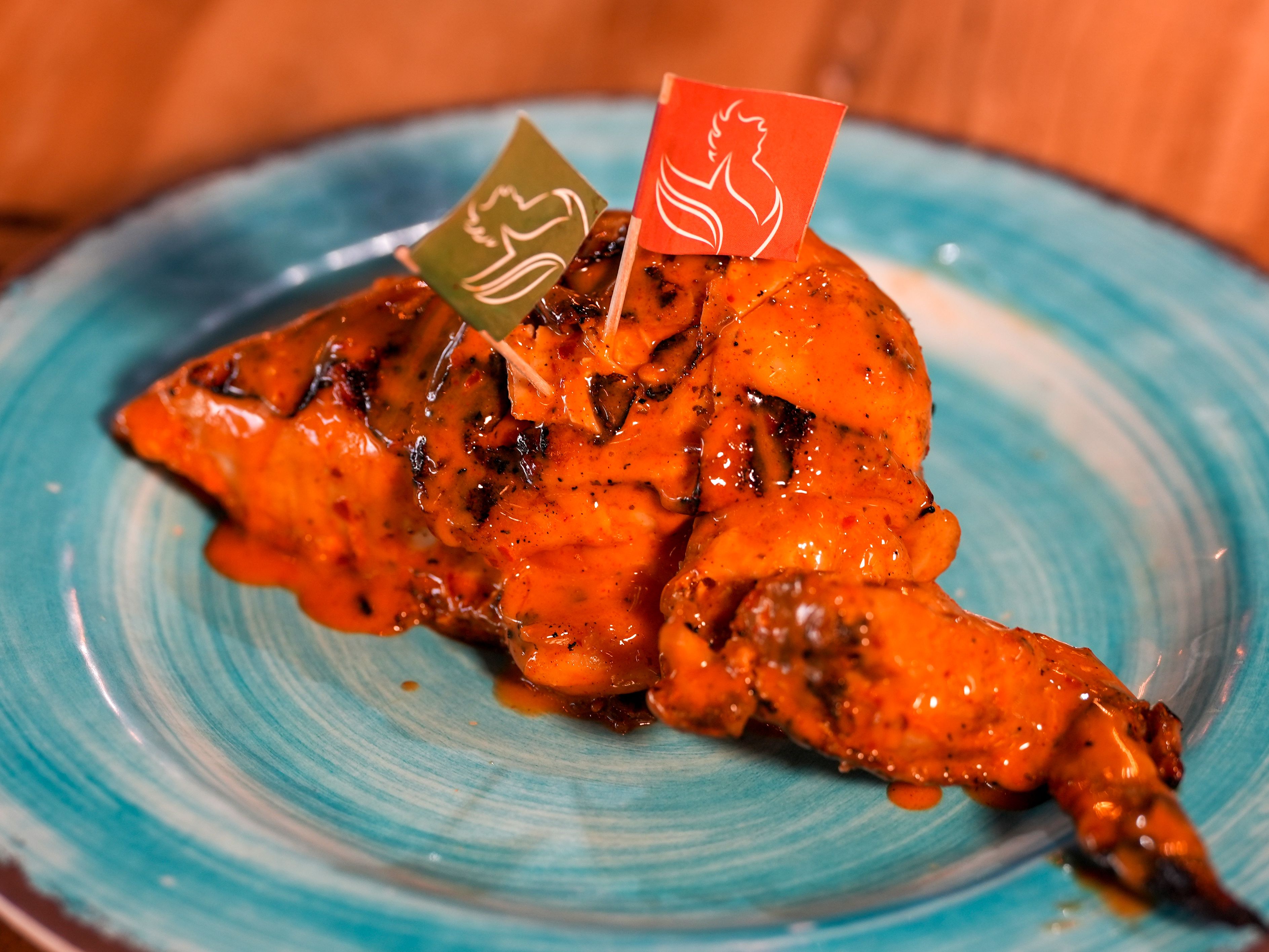 1/4 Chicken: Breast & Wing.