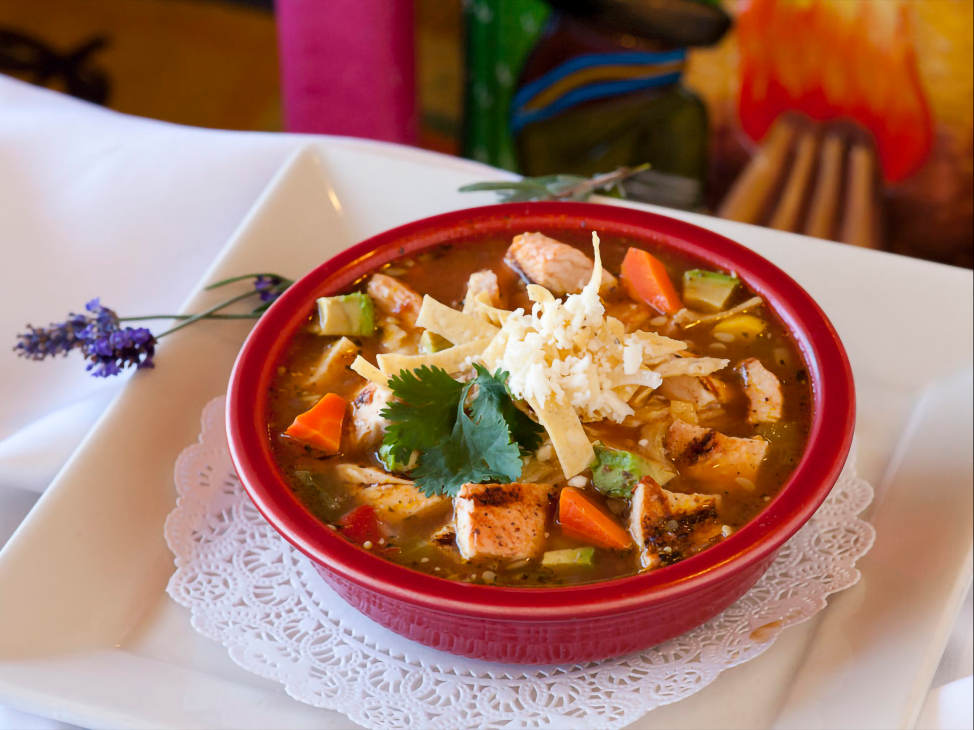 El Coronel's Tortilla Soup.