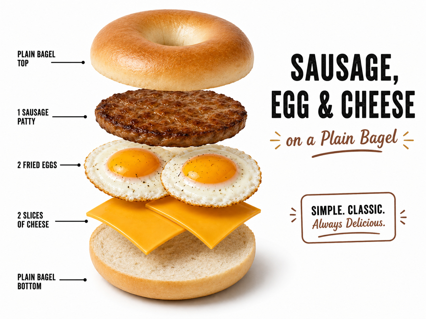 Sausage Egg and Cheese.