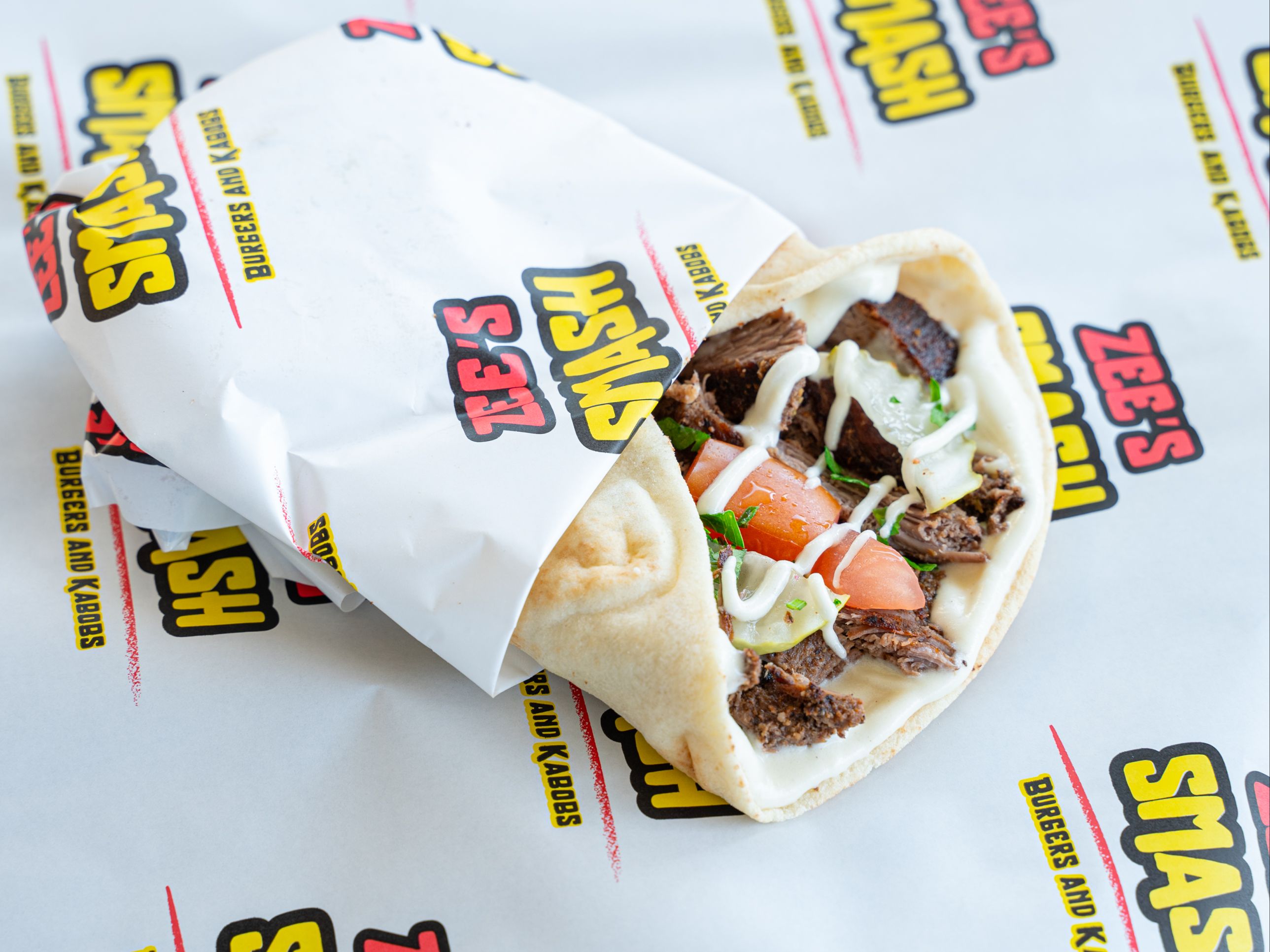 Beef Kabob Wrap.