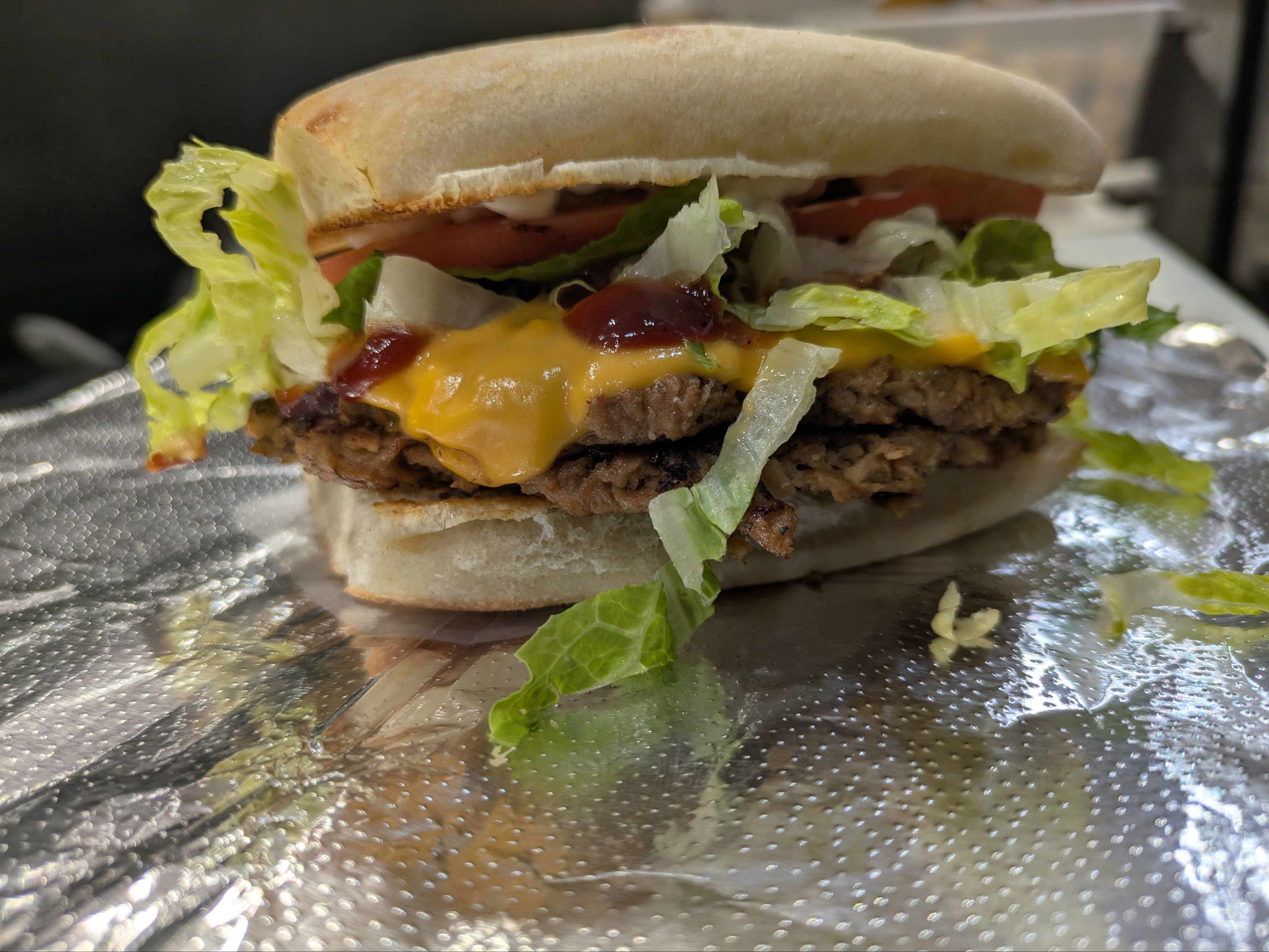 Vegan Smash Burger.