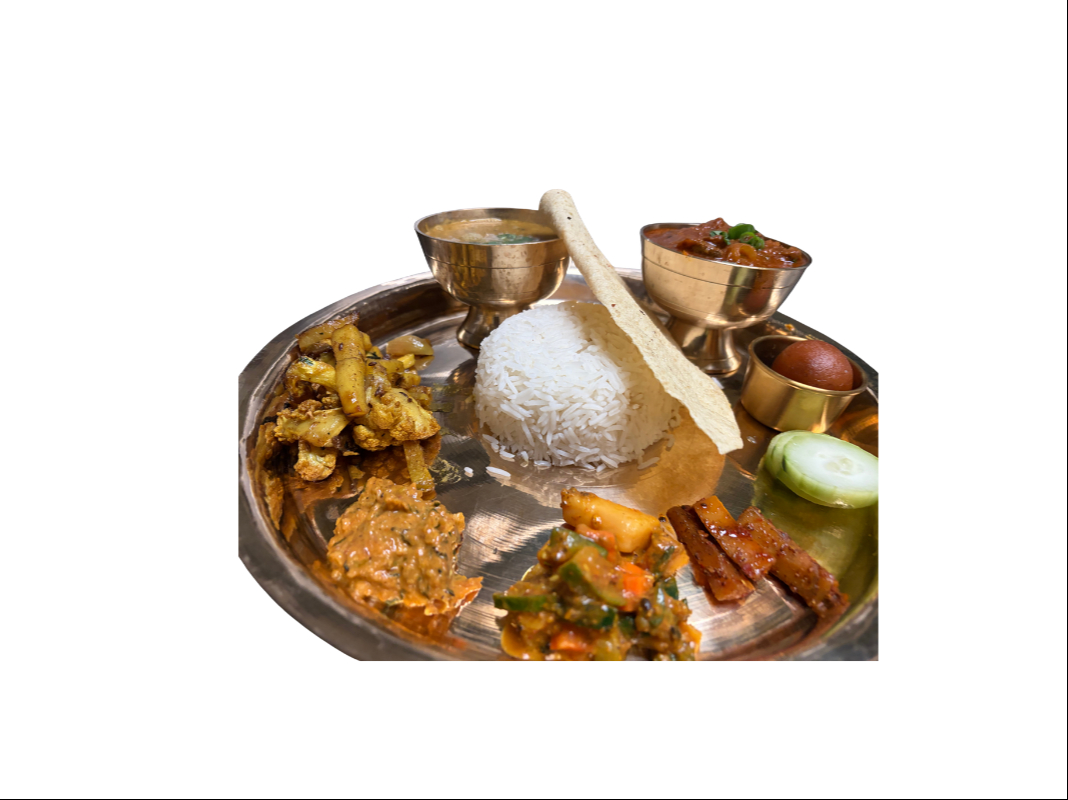 Goat Thali.