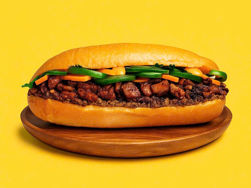 BBQ Grilled Pork Banh Mi.