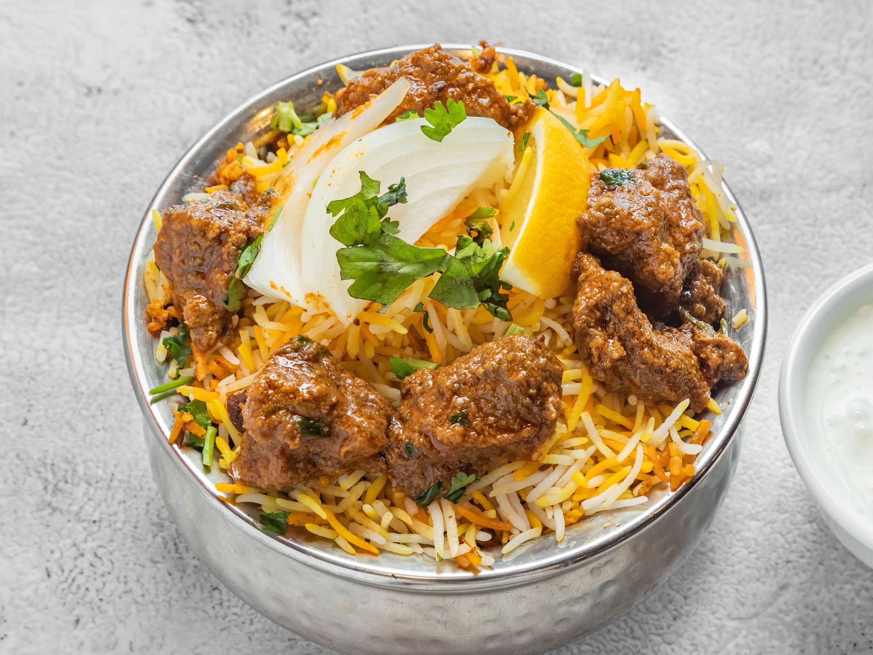 Lamb Biryani.