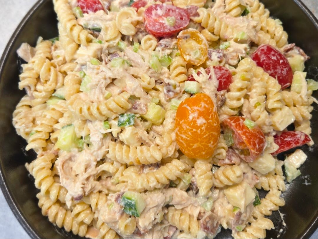 Chicken Club Pasta Salad.