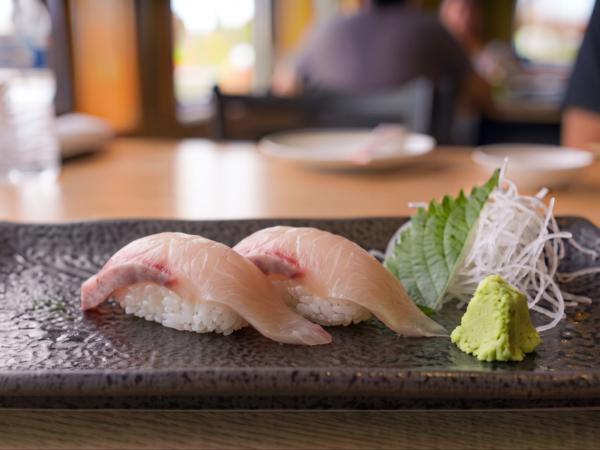 Hamachi Sushi 2pc.