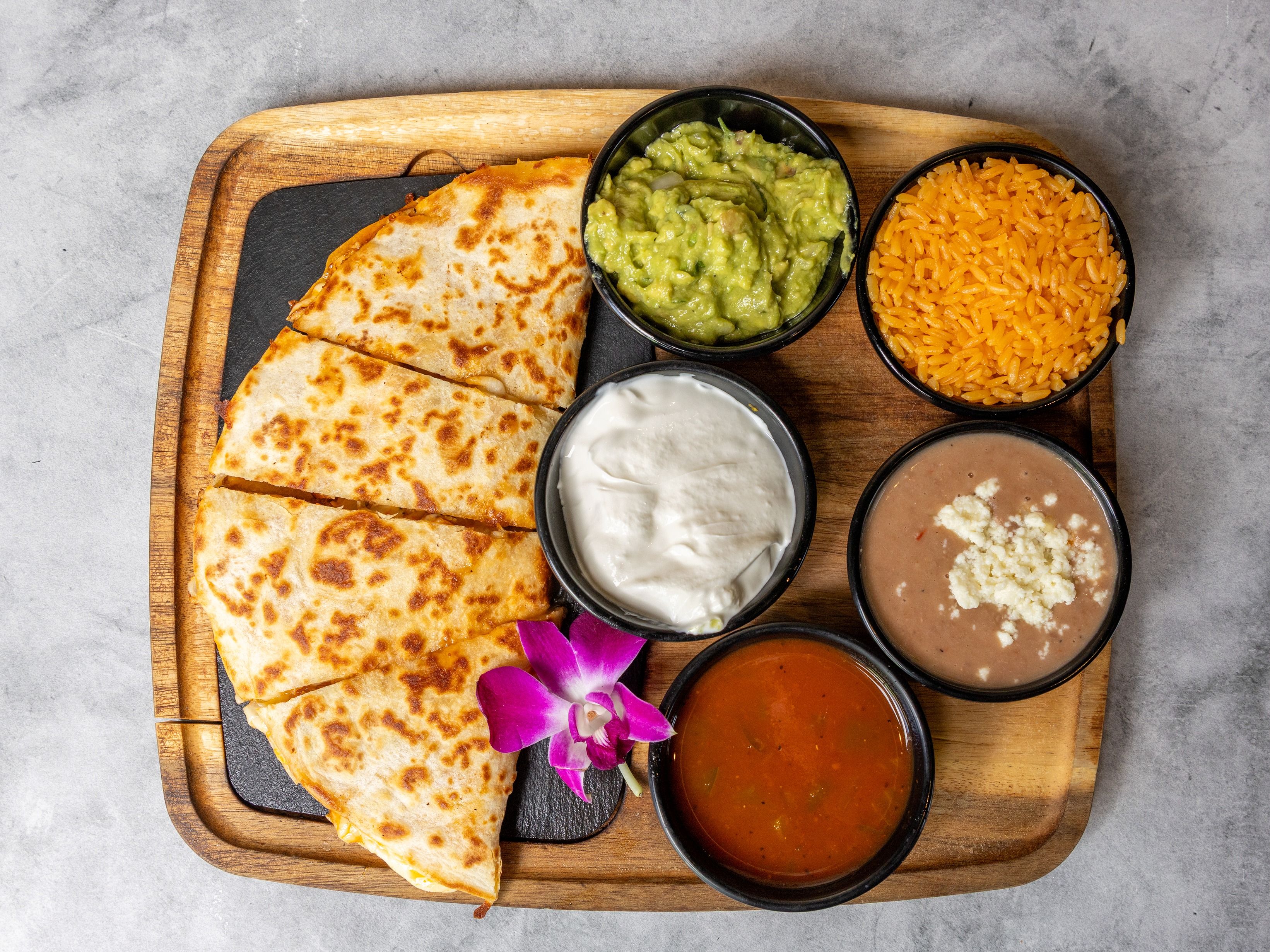 Quesadillas.