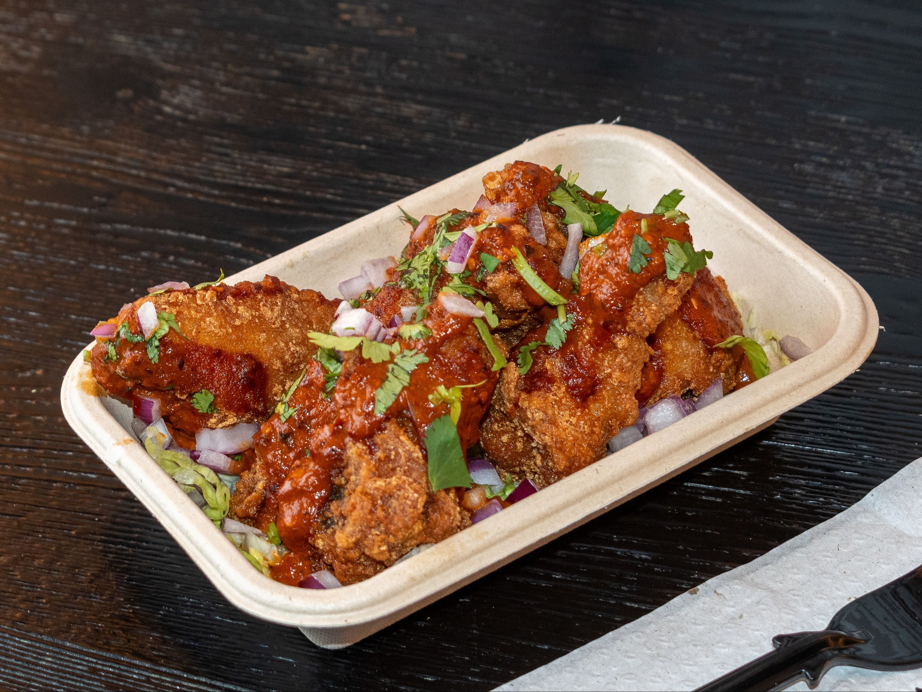 Desi Style Chicken Wings (6).