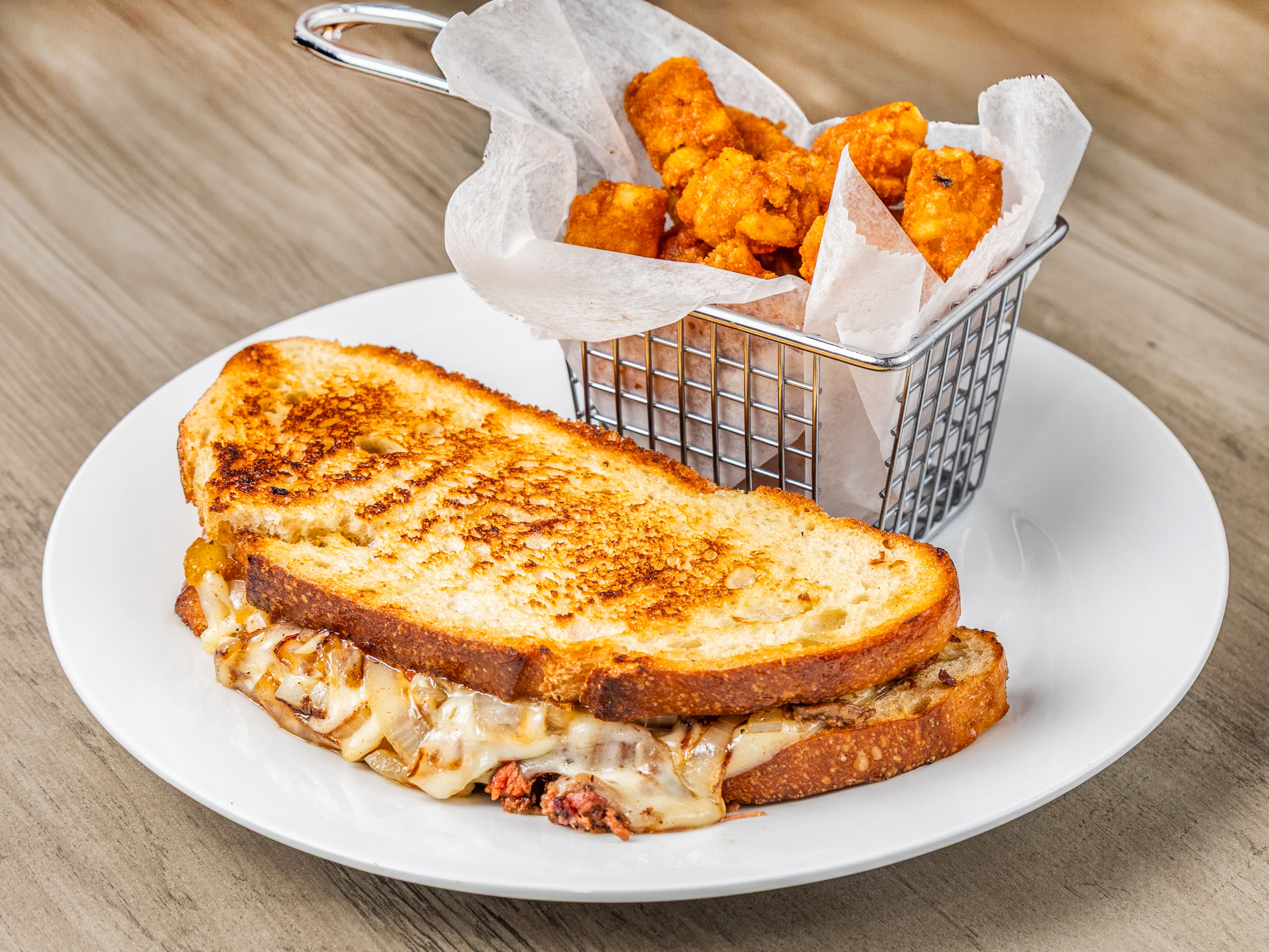 Green Chile Brisket Melt.