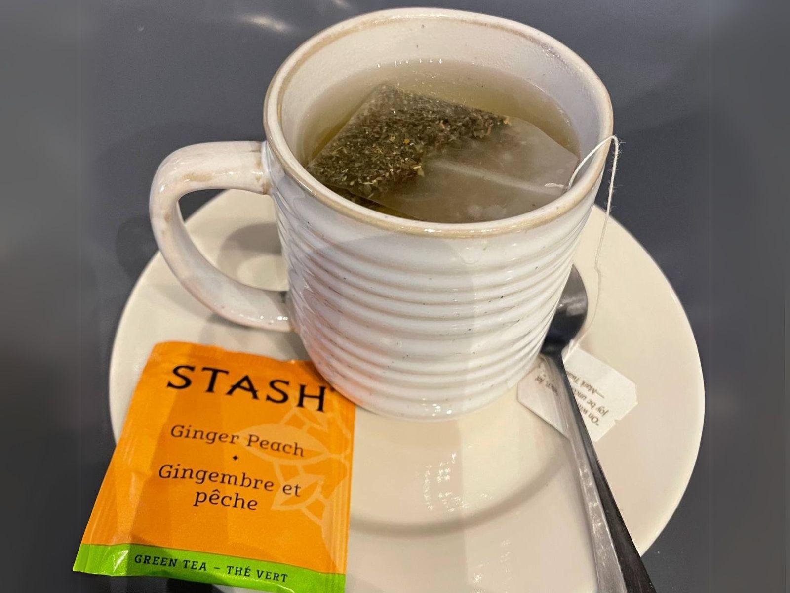 Hot Ginger Peach Tea