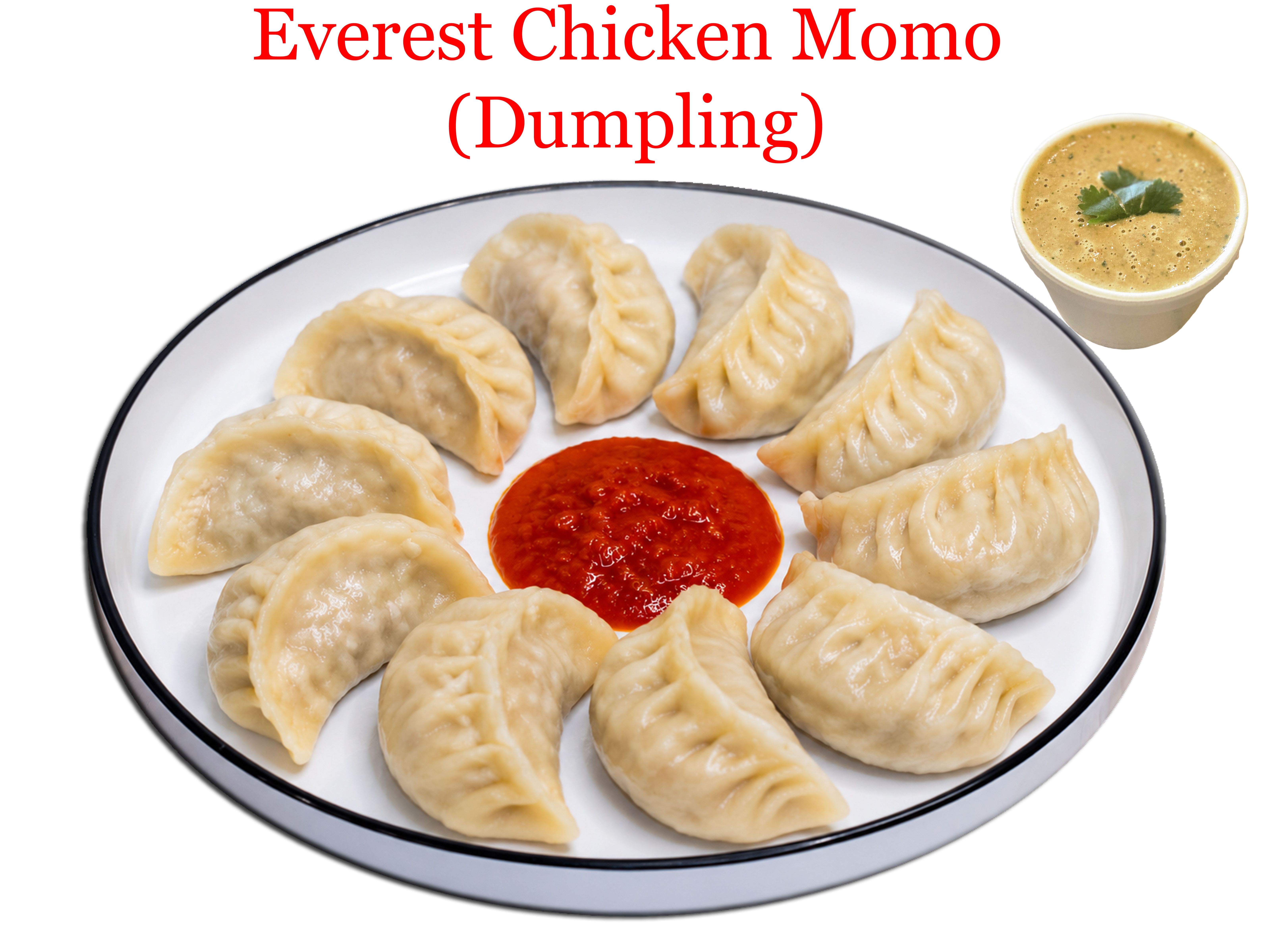 Everest Chicken MoMo Steamed (Chicken Dumplings) 10 Pcs