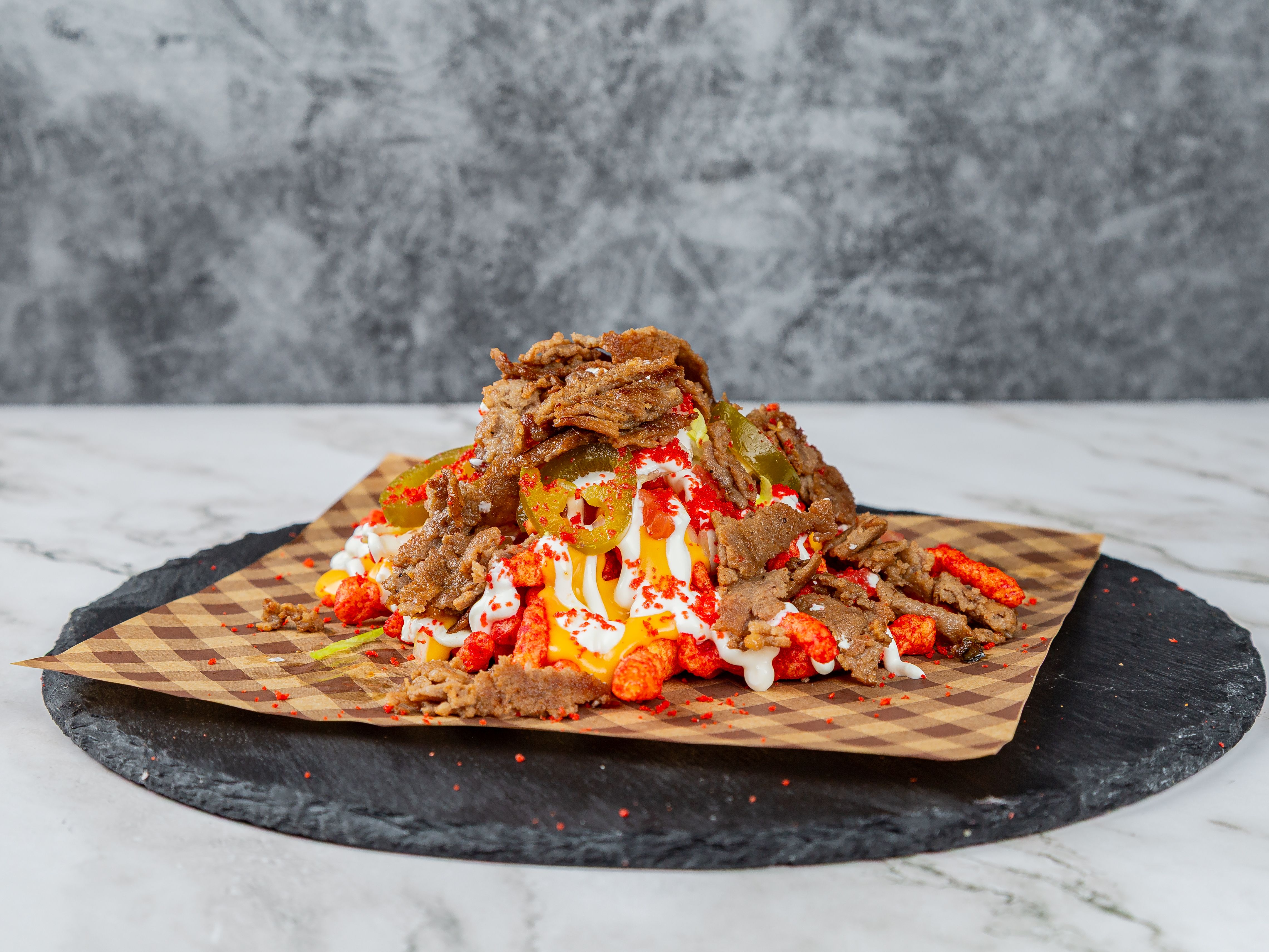 Flamin Rodeo Supreme Nachos