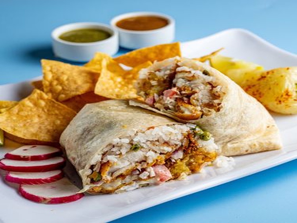 #19 Shrimp Burrito
