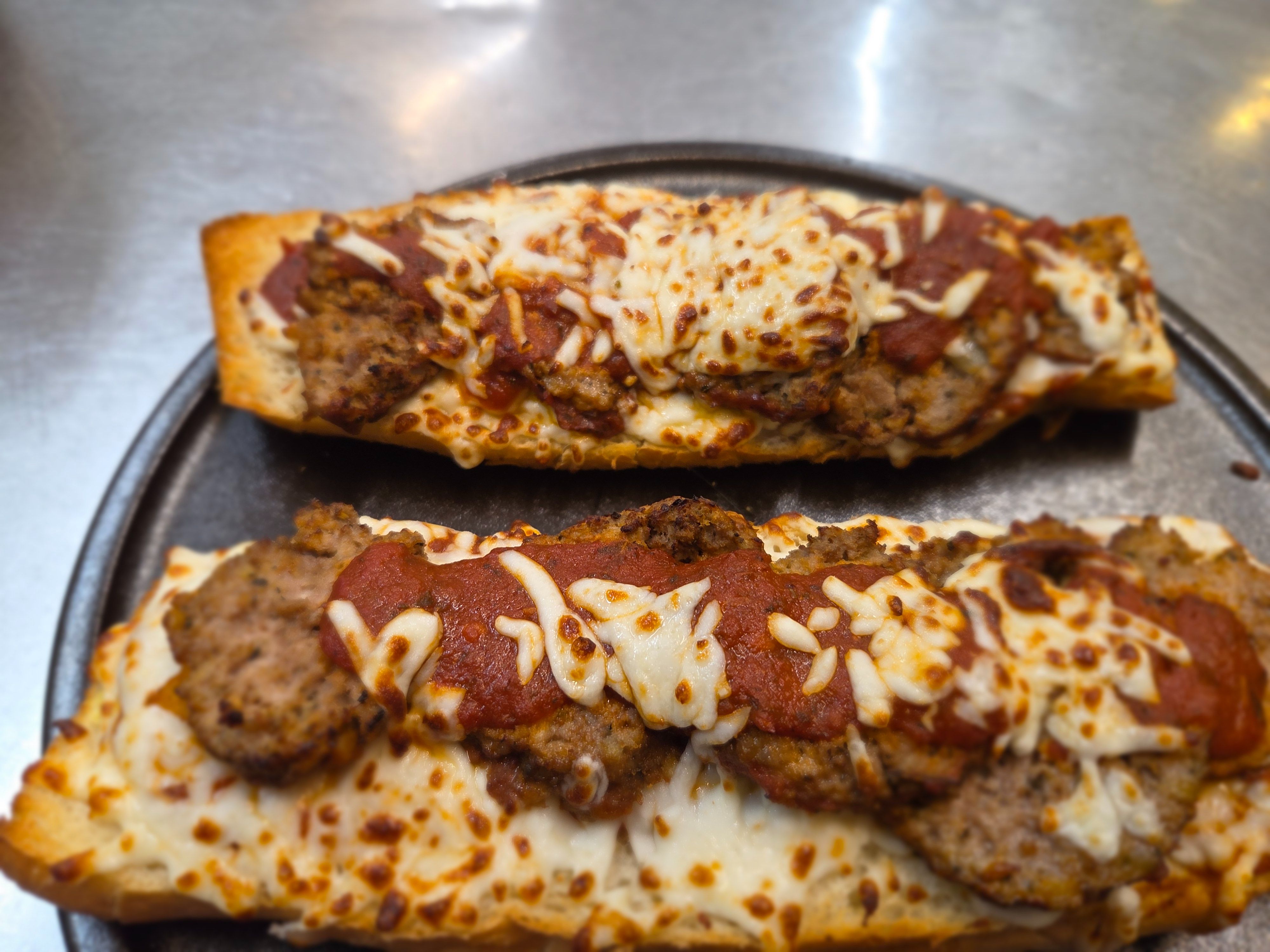 French Bread Pizza Meatball