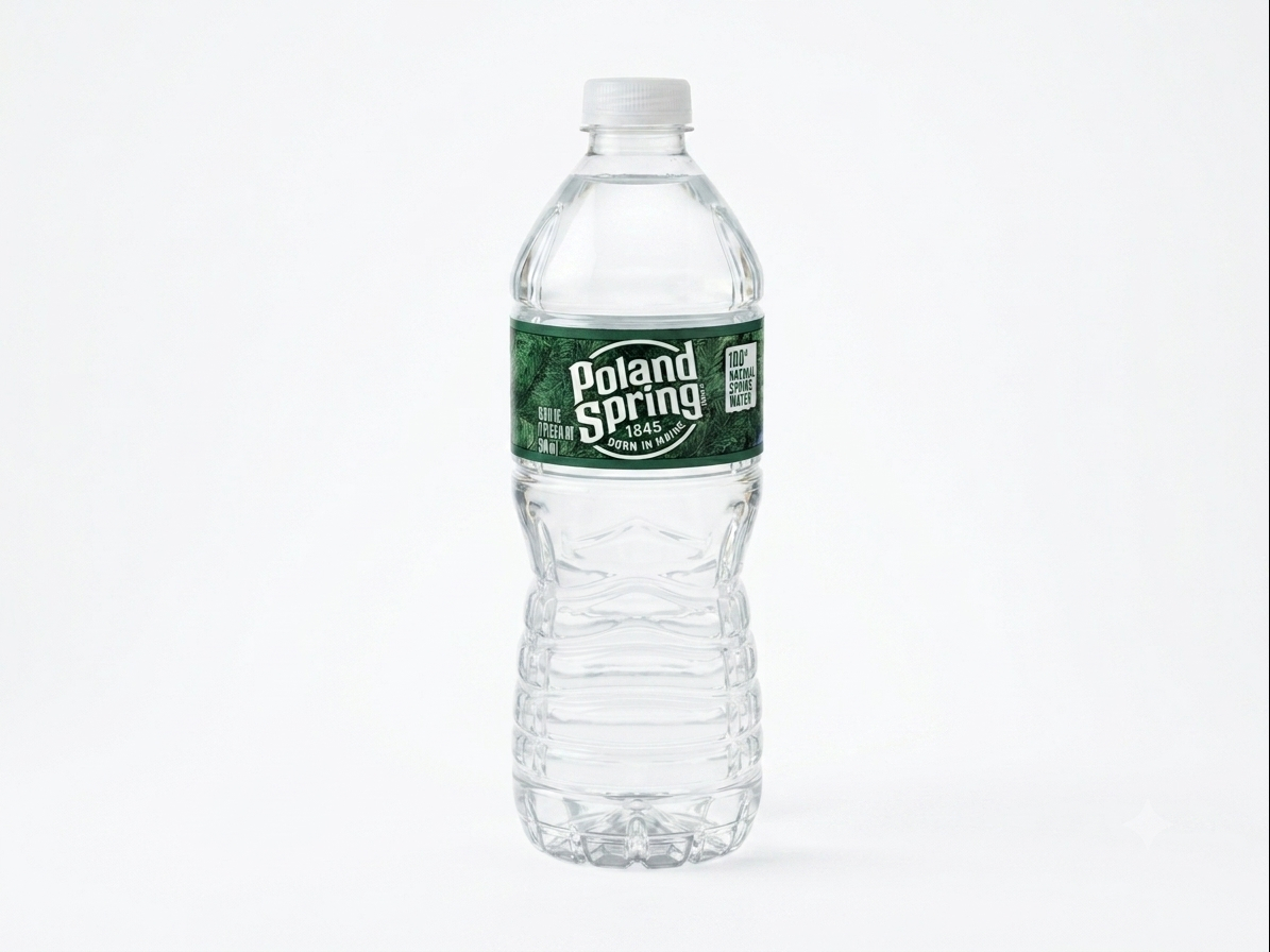 Poland spring water.