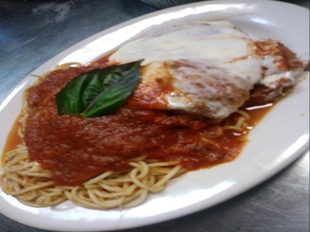 Eggplant Parmigiana.