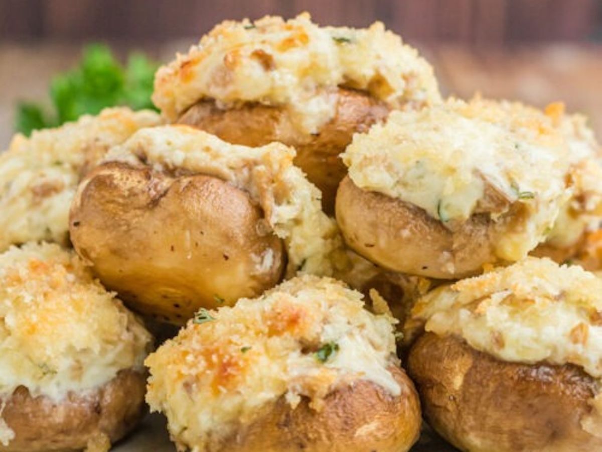 Stuffed Cheese Mushroom.