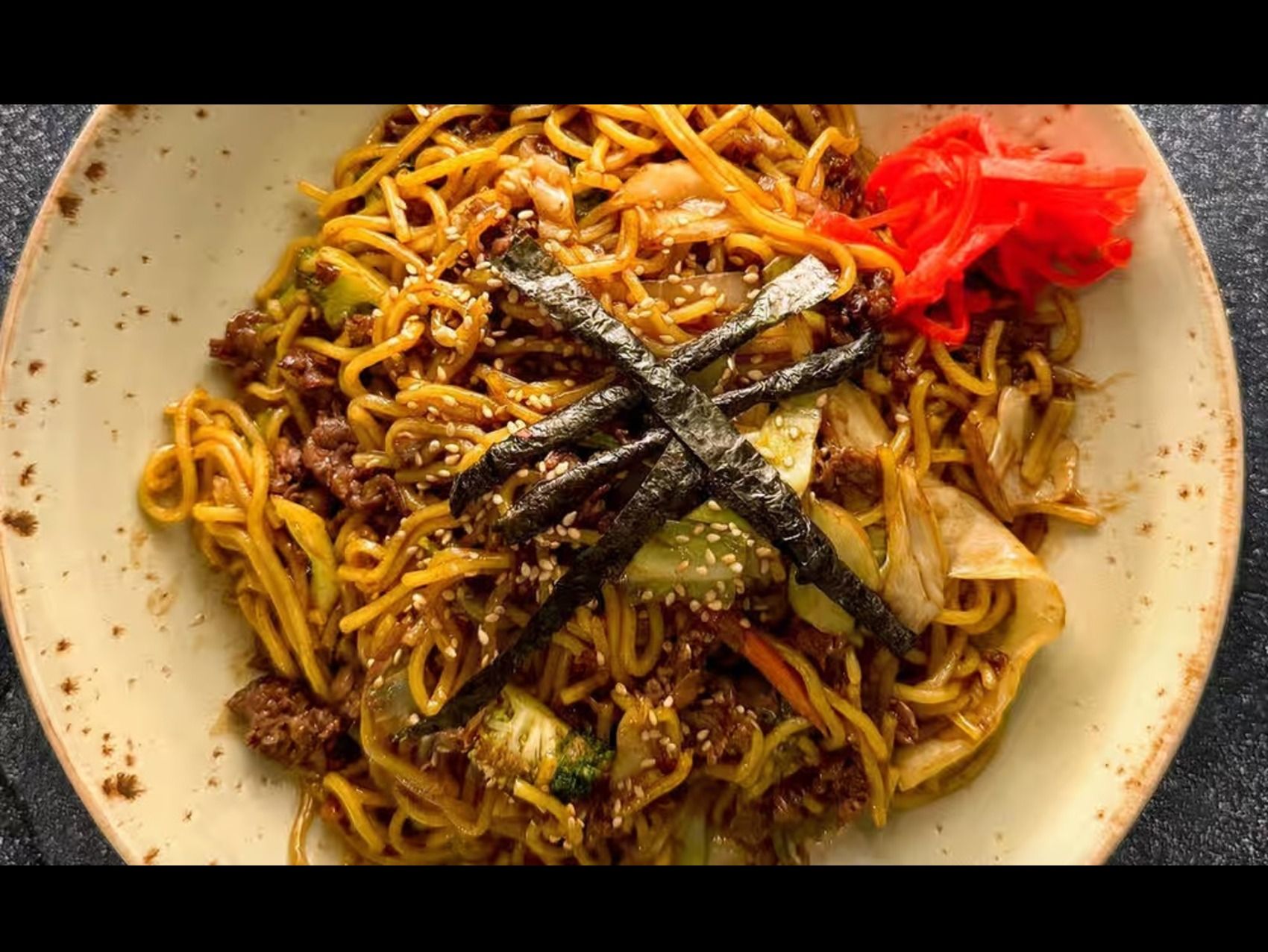 Beef Yakisoba.