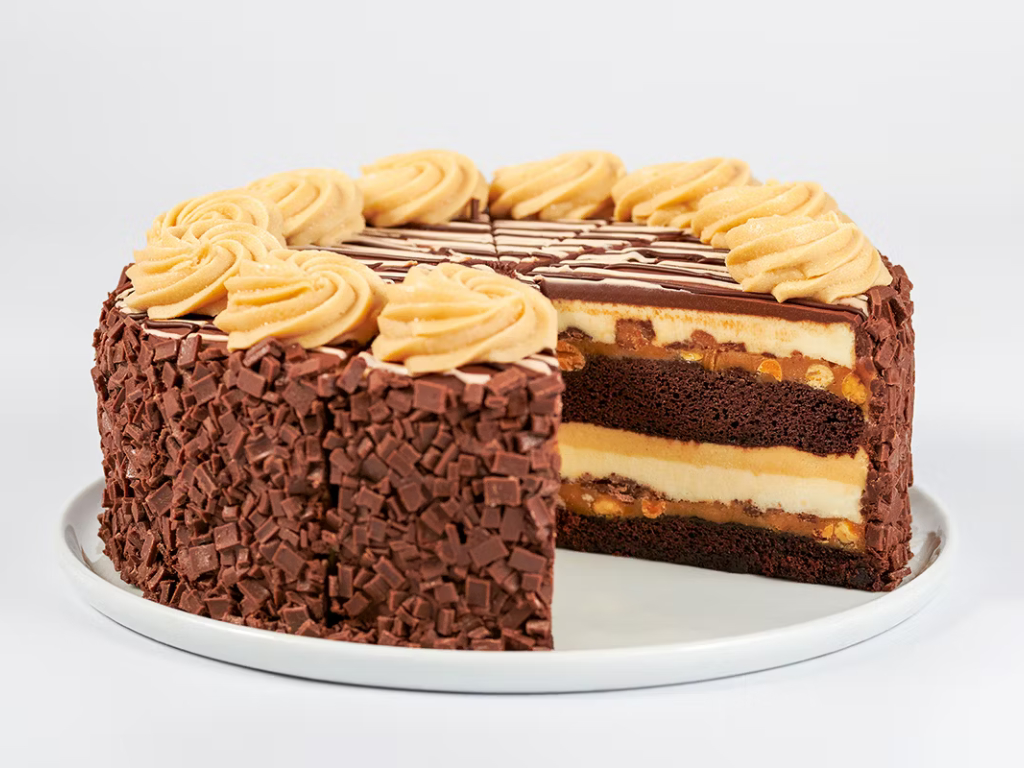 REESE’S® PEANUT BUTTER CHOCOLATE CAKE CHEESECAKE (CHEESECAKE FACTORY).