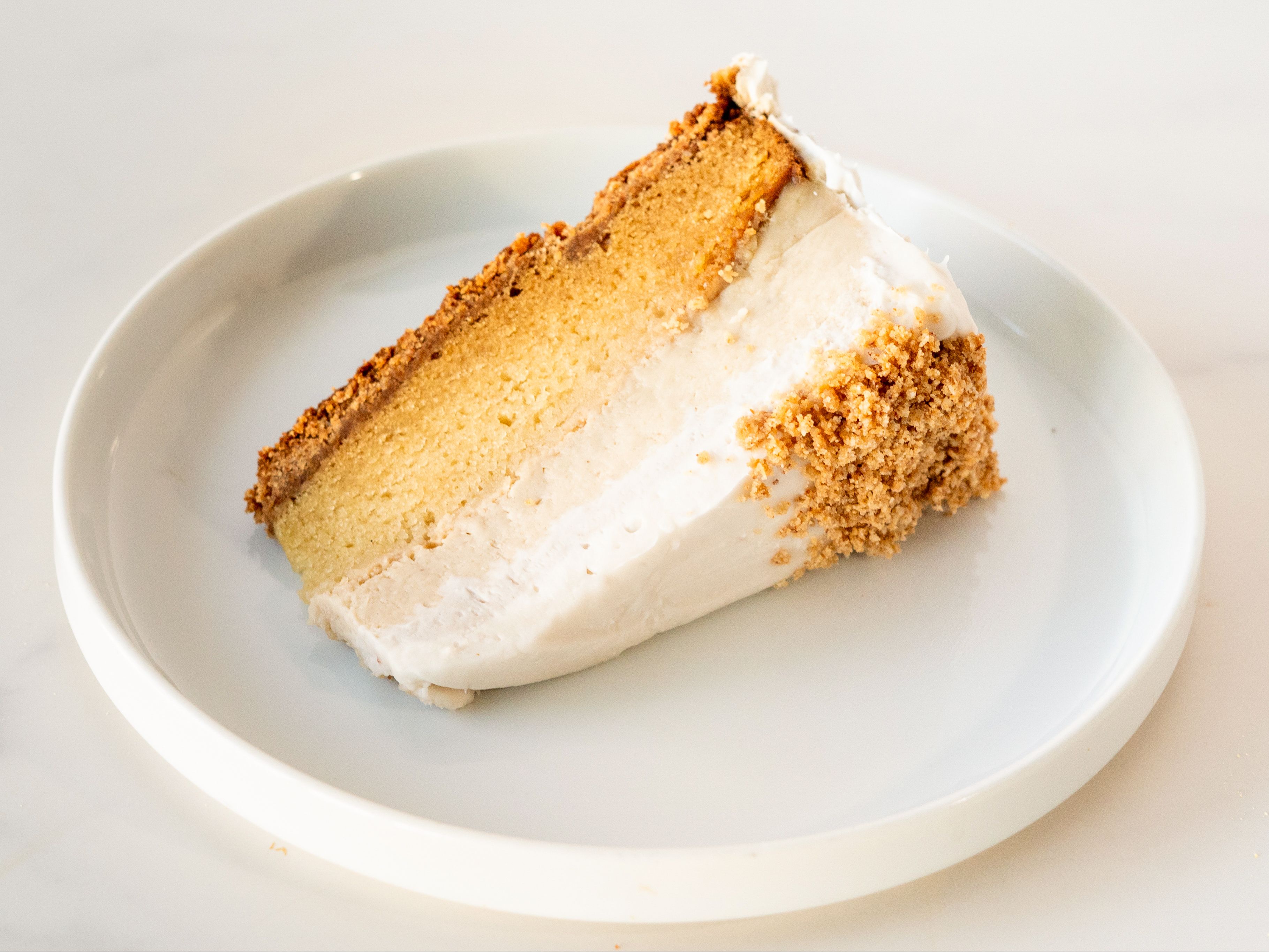 Banana Pudding Cheesecake Slice.