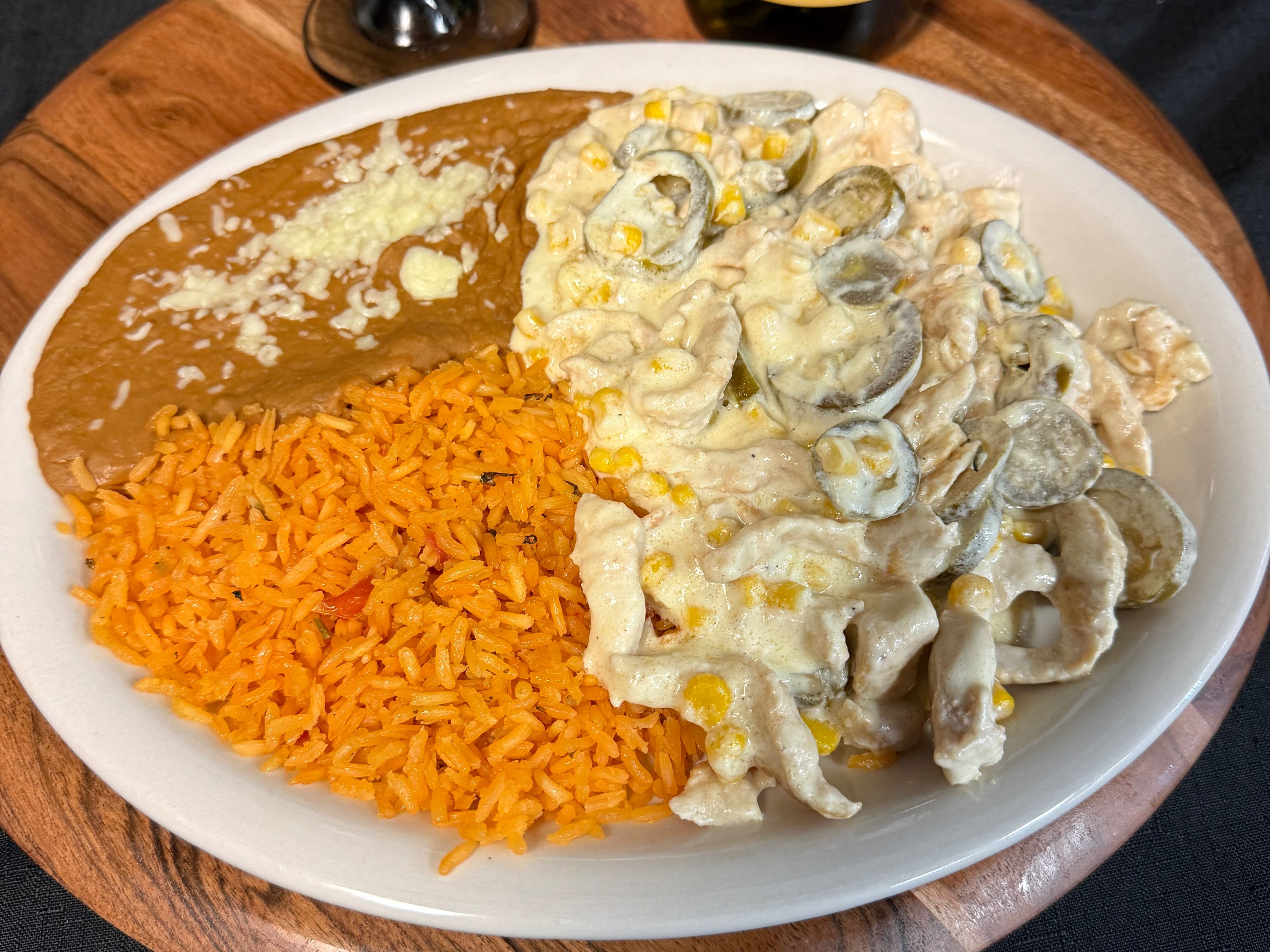 Pollo con Crema.