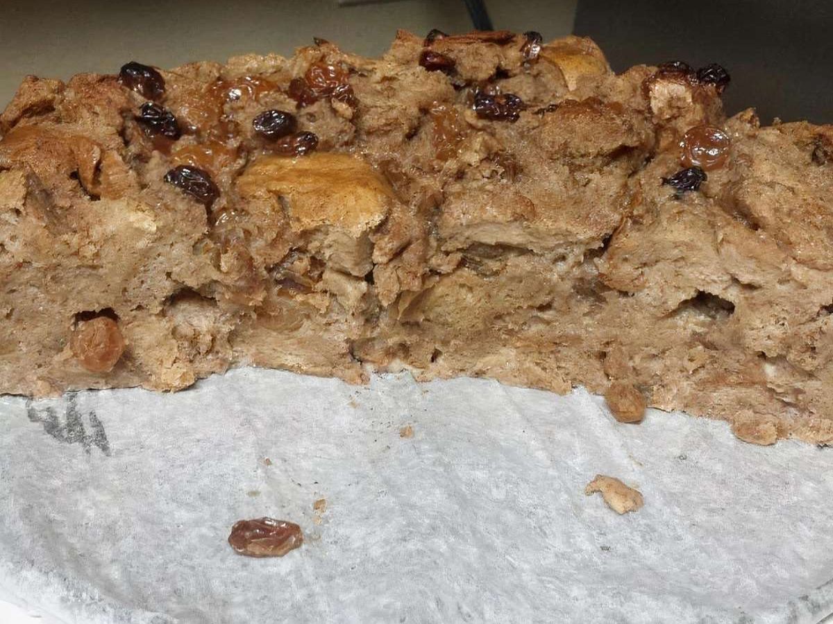 Bread Pudding W/ Rum Cream Sauce.