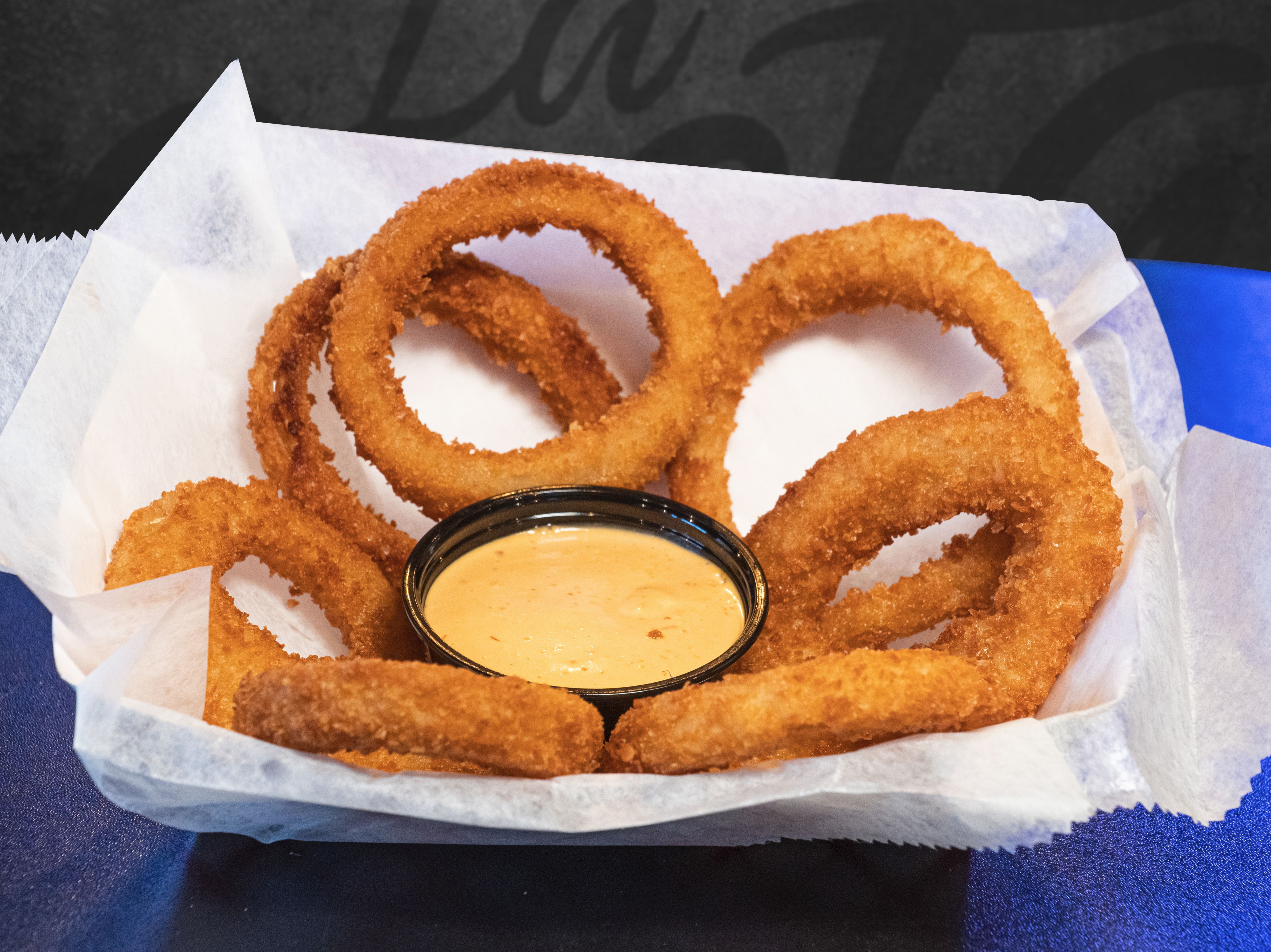 Thick Cut Onion Rings.