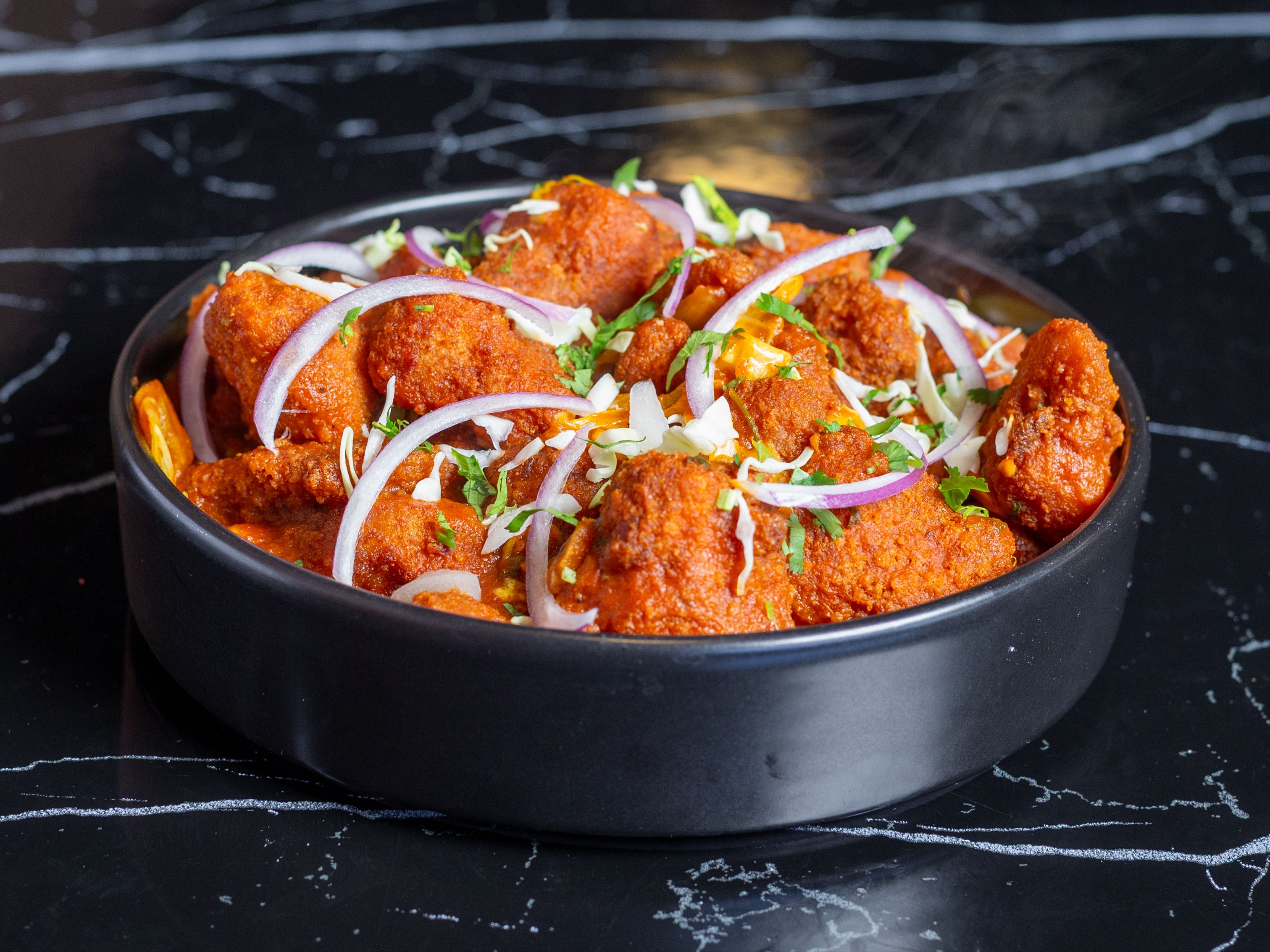 Cauliflower Manchurian.
