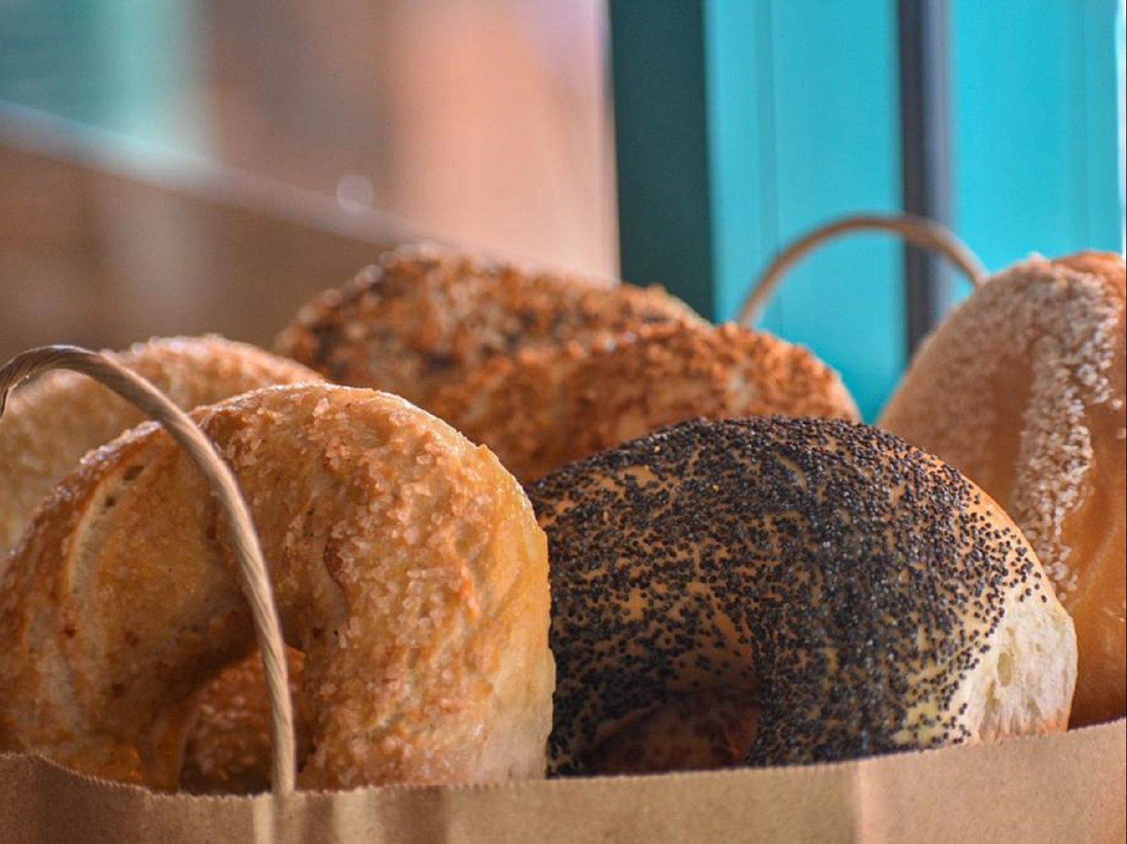 HALF DOZEN BAGELS.