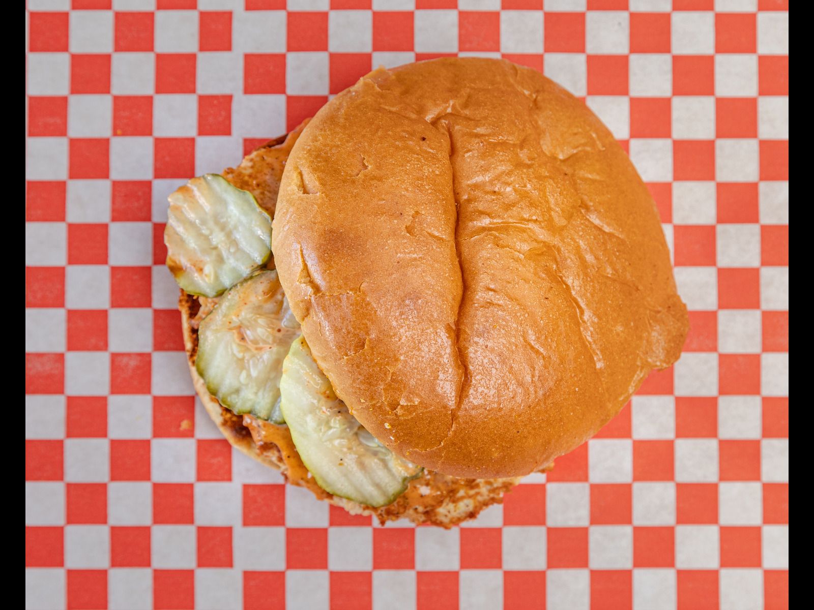 KLUCKIN SMASHED BURGER.