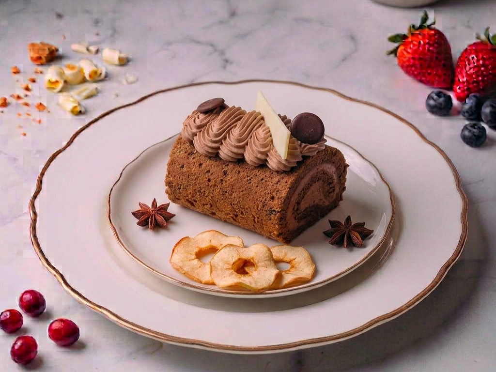 Chocolate Swiss Roll.