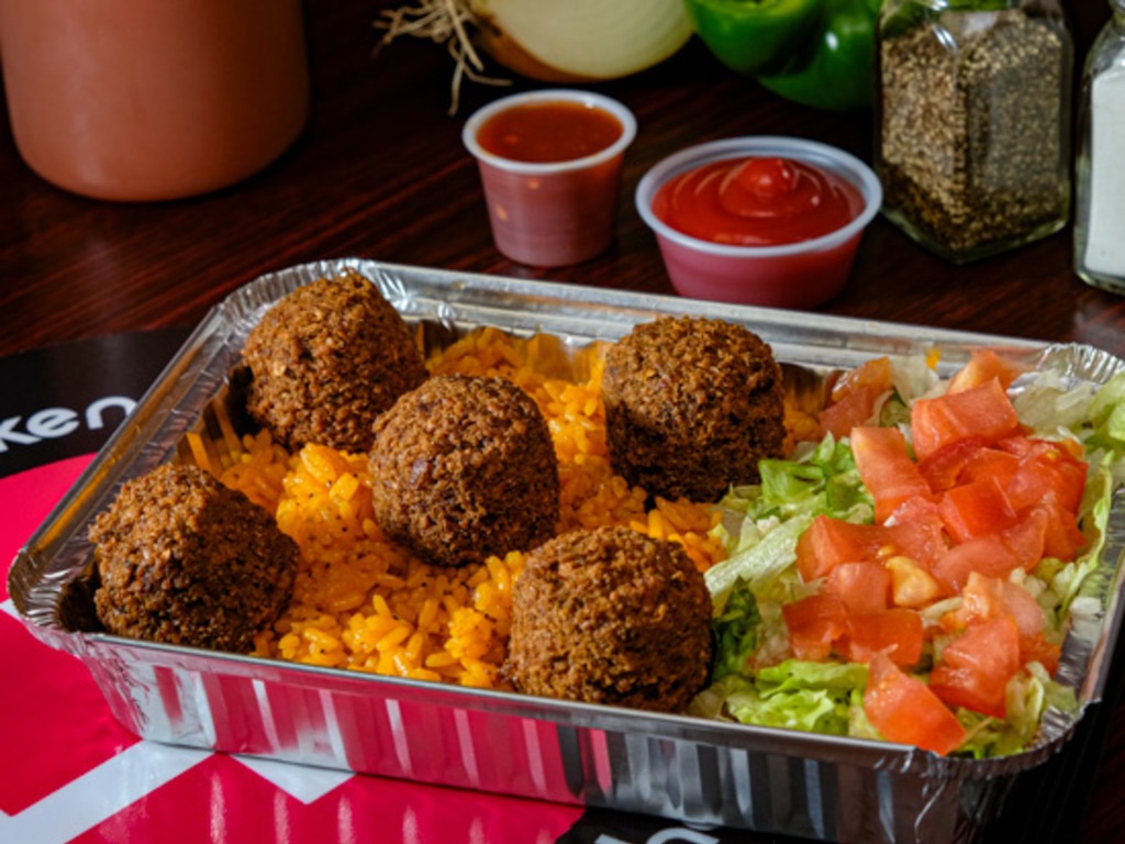 Falafel Over Rice