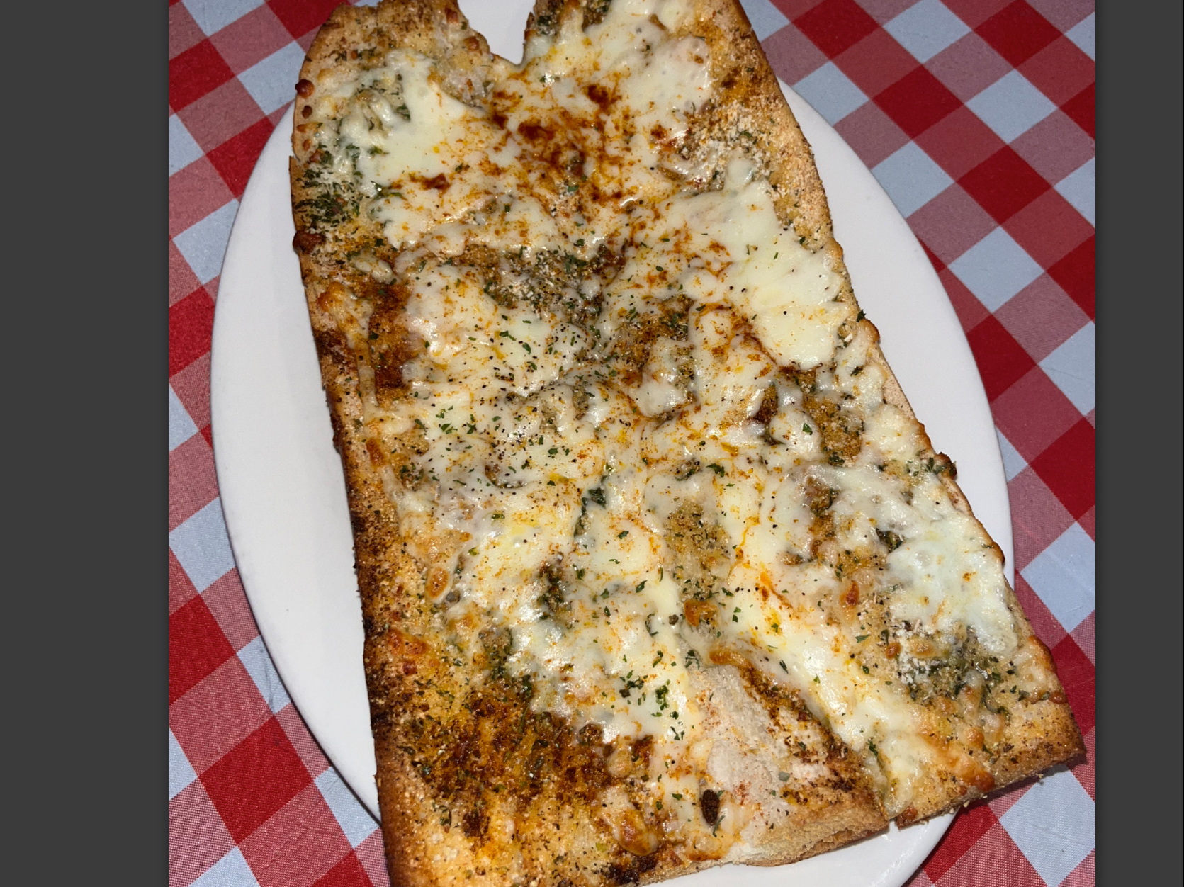 Garlic Bread Parmigiana.