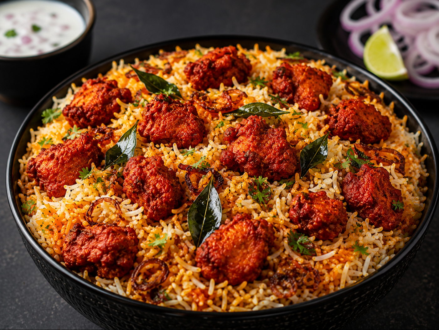 BN - Chicken 65 Biryani.