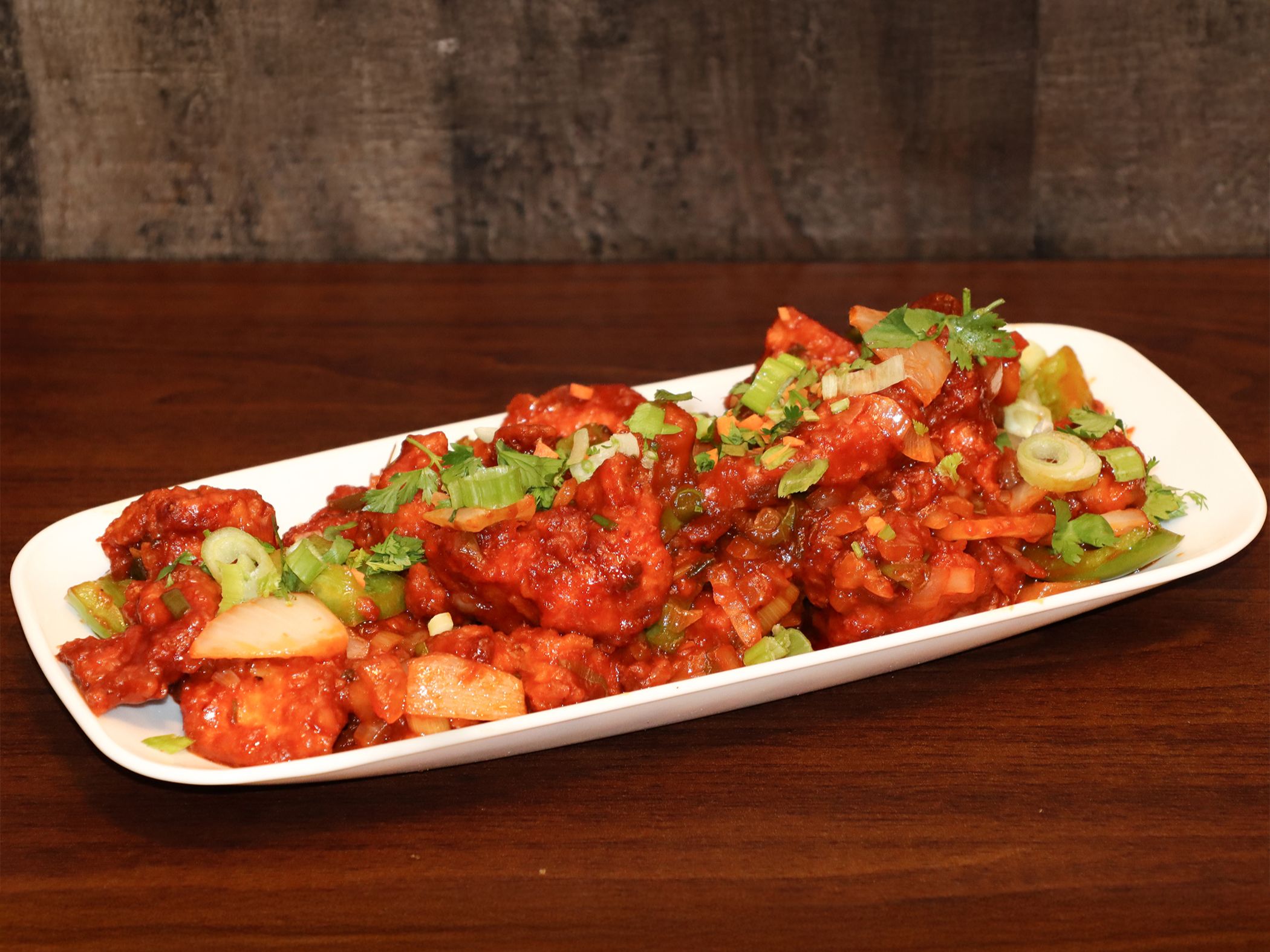Chicken Manchurian.