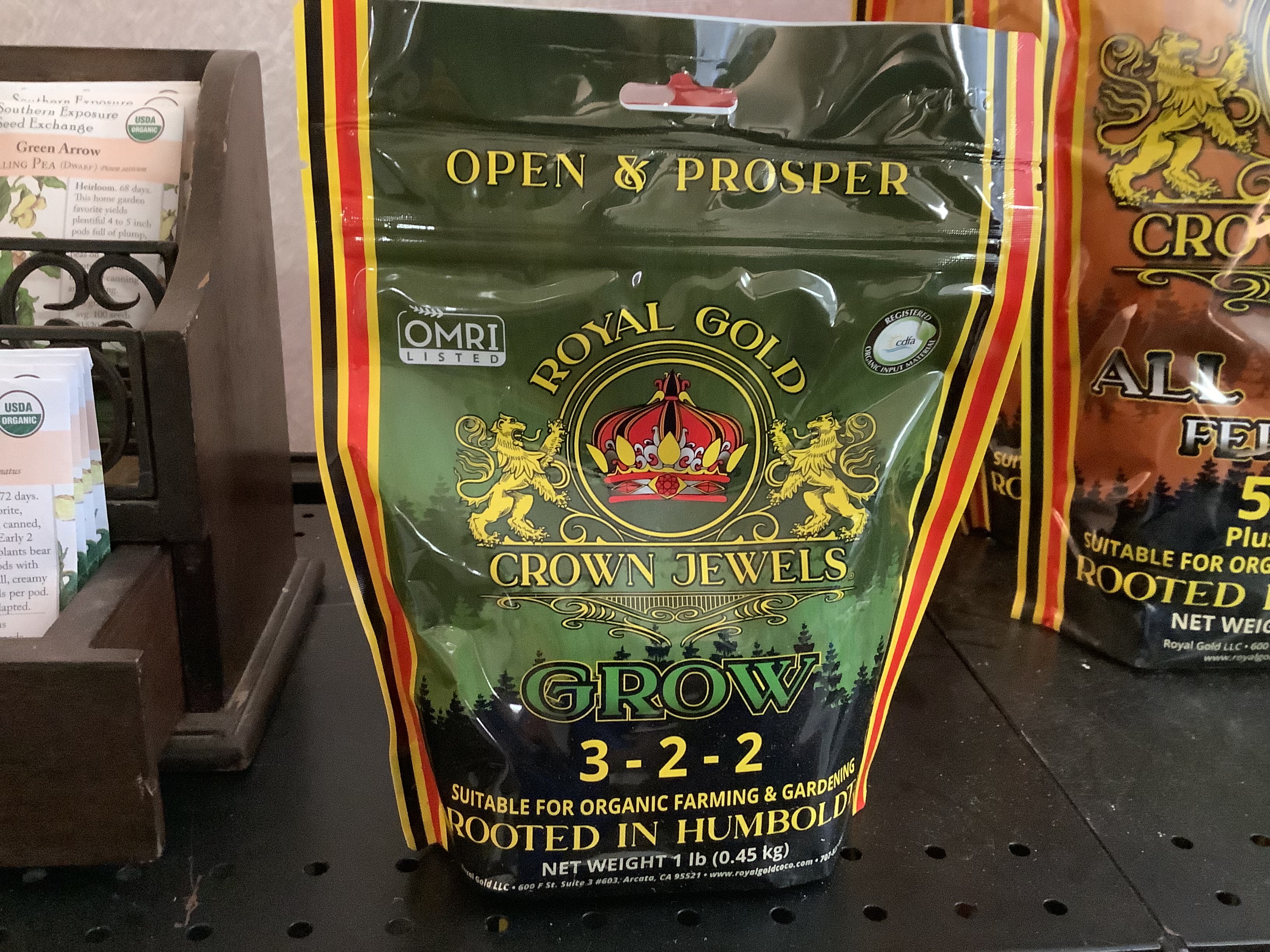 Organic Fertilizer, Grow 3-2-2 (1 lb)