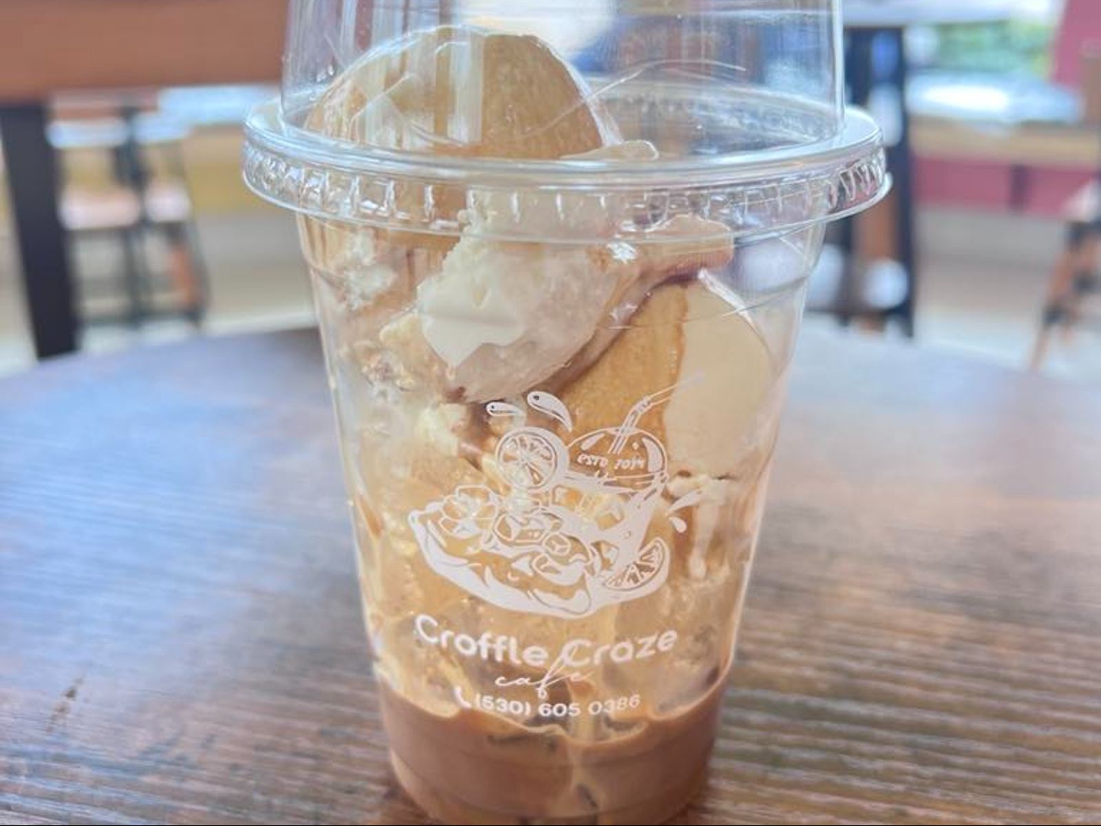 Affogato (Coffee, Milk, Vanilla Ice Cream).