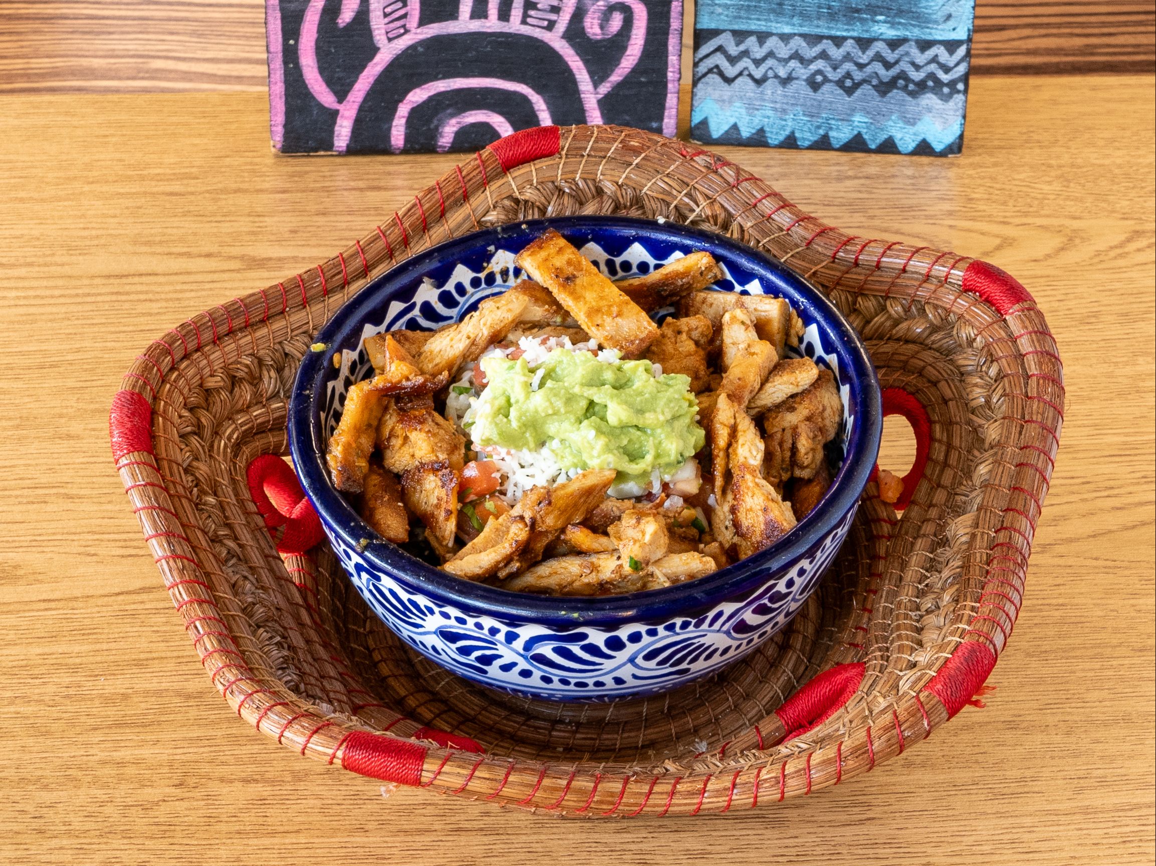 Chicken BBQ Burrito Bowl.