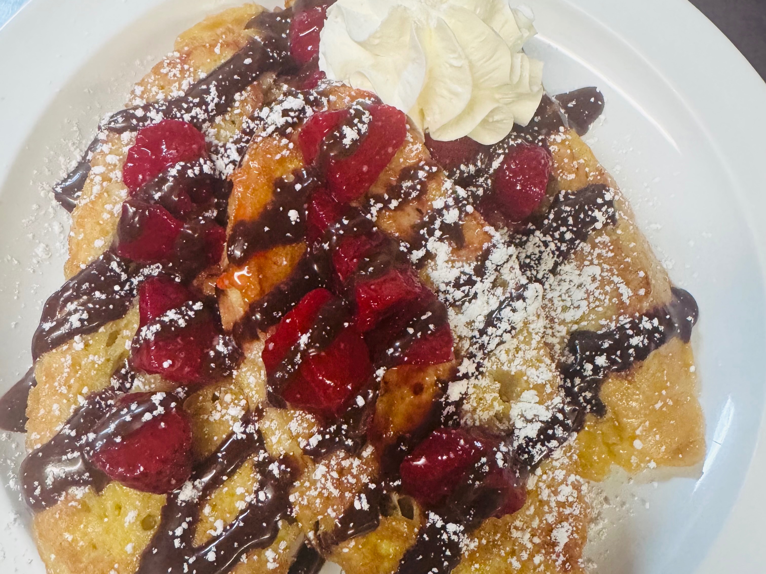 Strawberry Nutella French Toast.