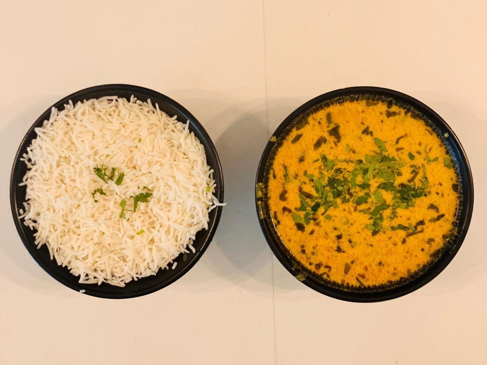Punjabi khadhi chawal.