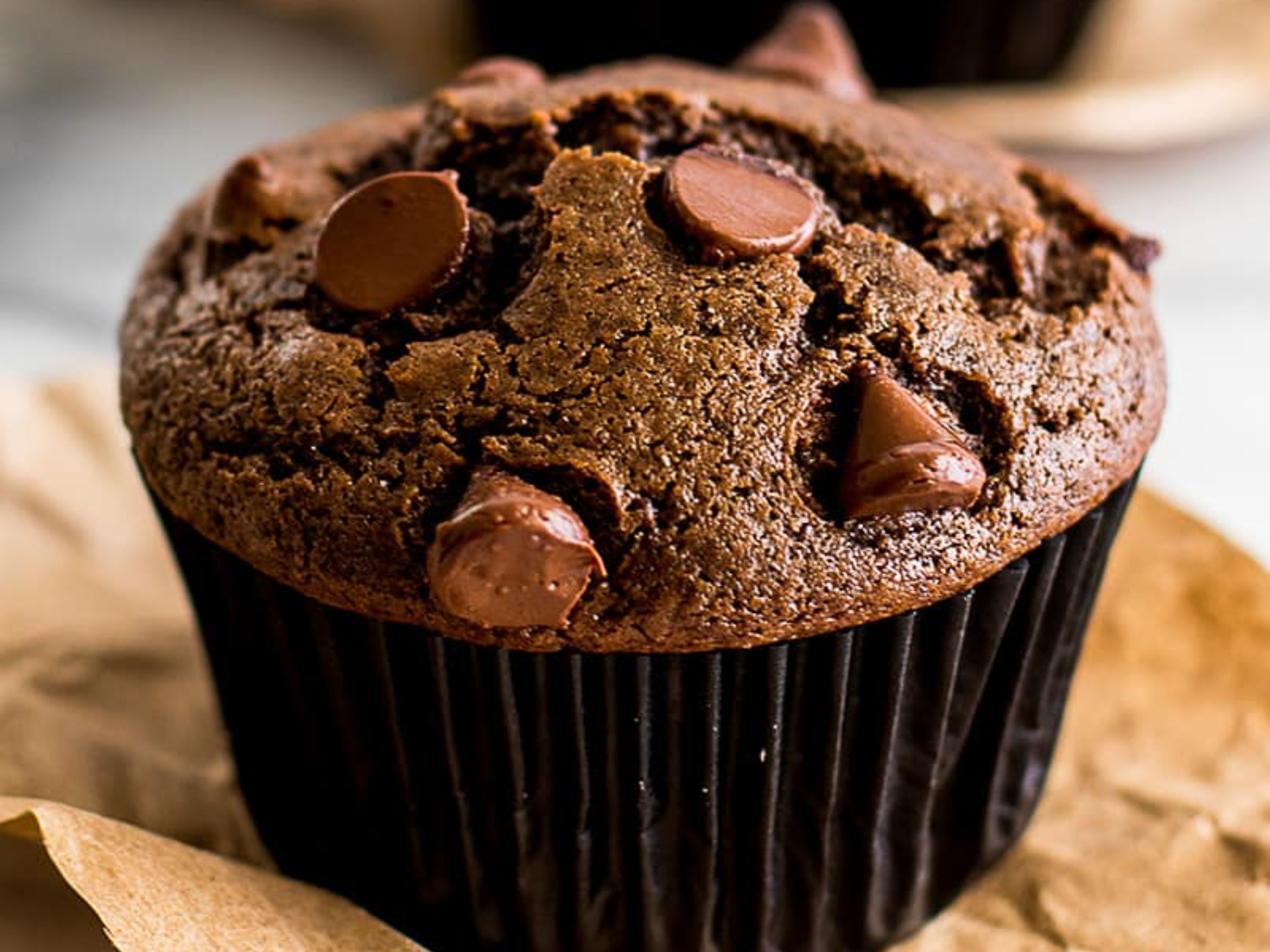 European Chocolate Chip Muffins.
