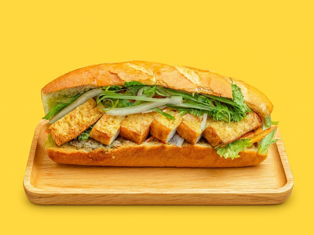 Tofu Veggies Banh Mi.