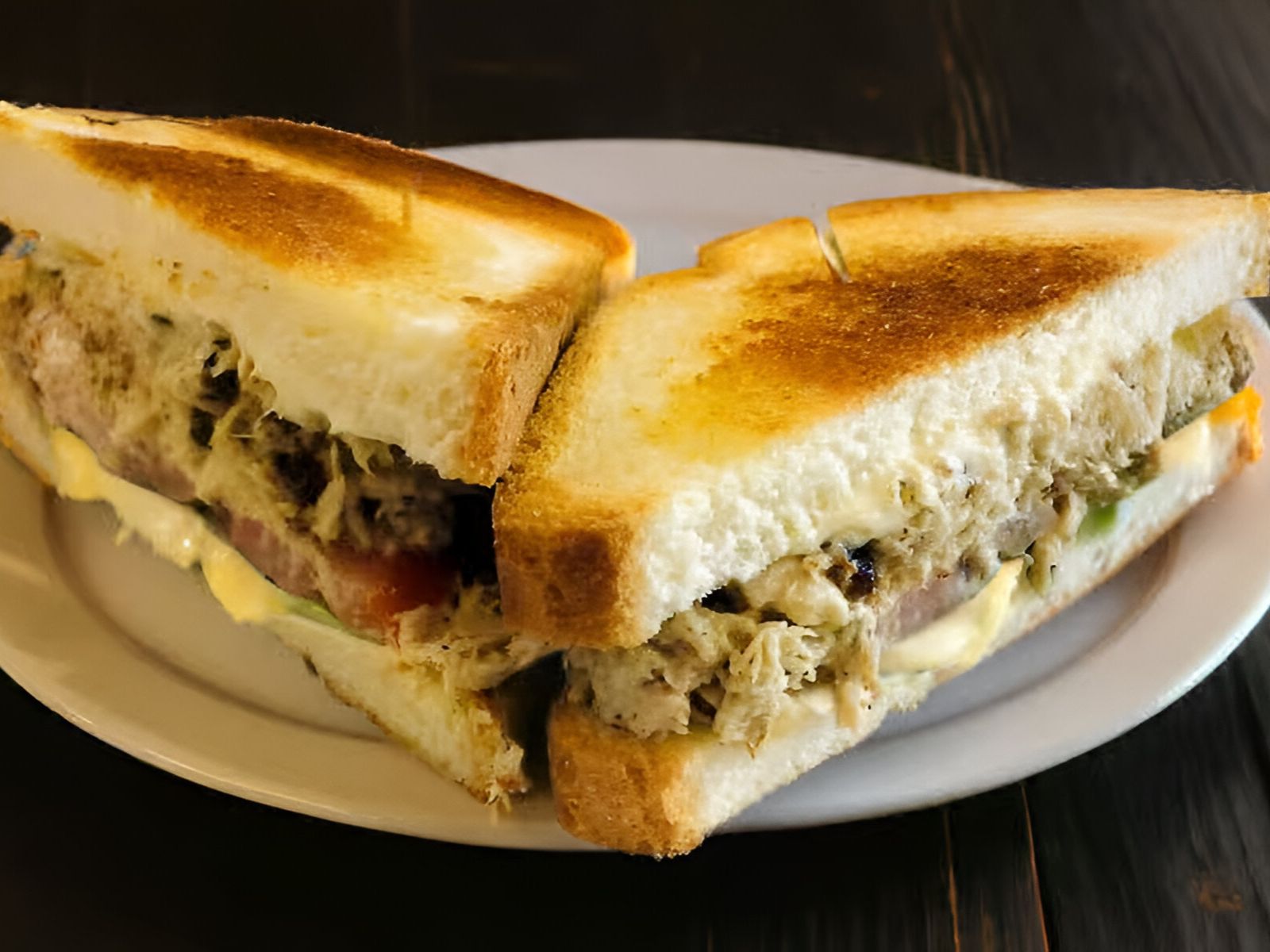 BEST Grilled Tuna Melt.