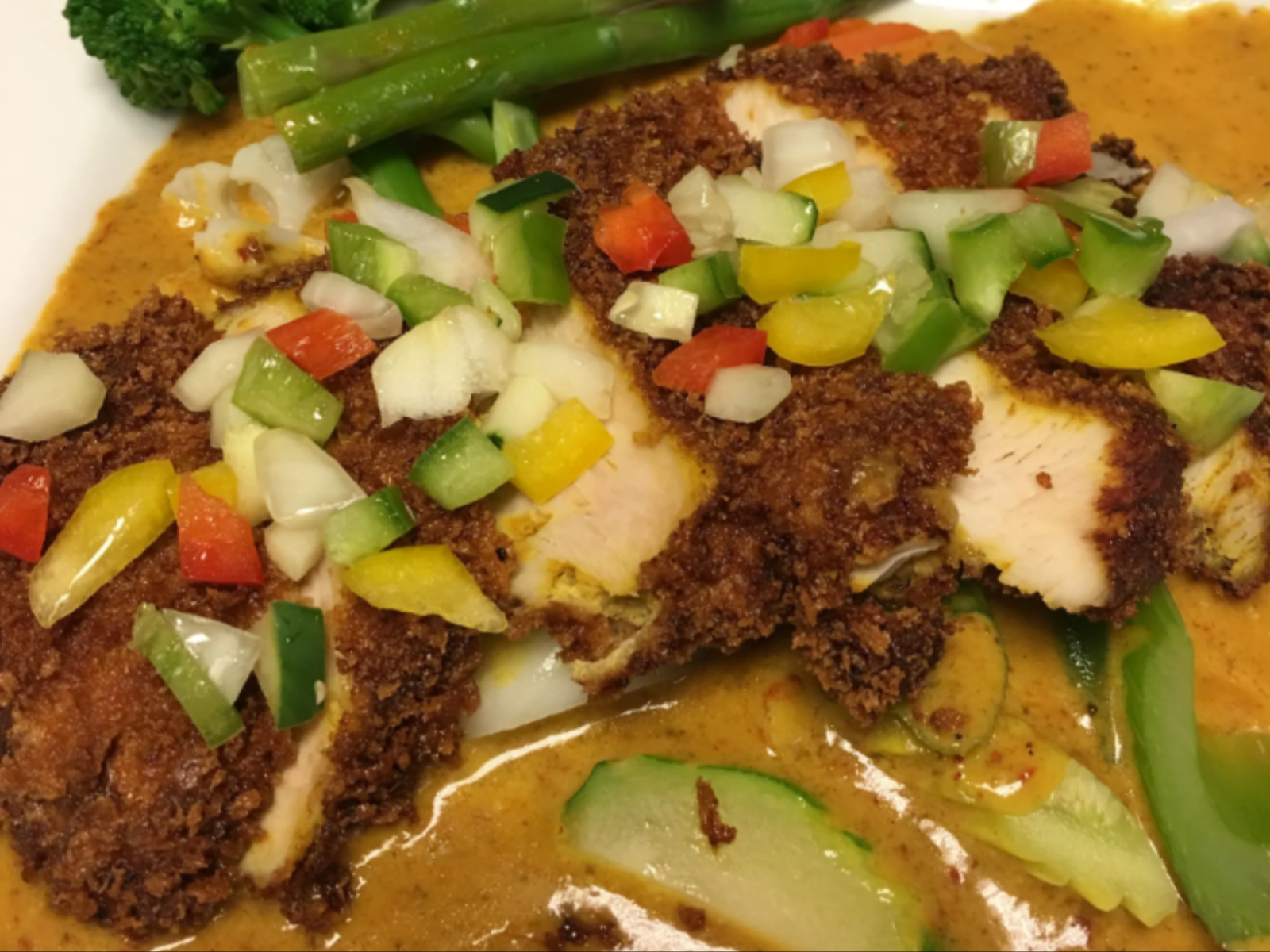 Yellow Crispy Chicken.